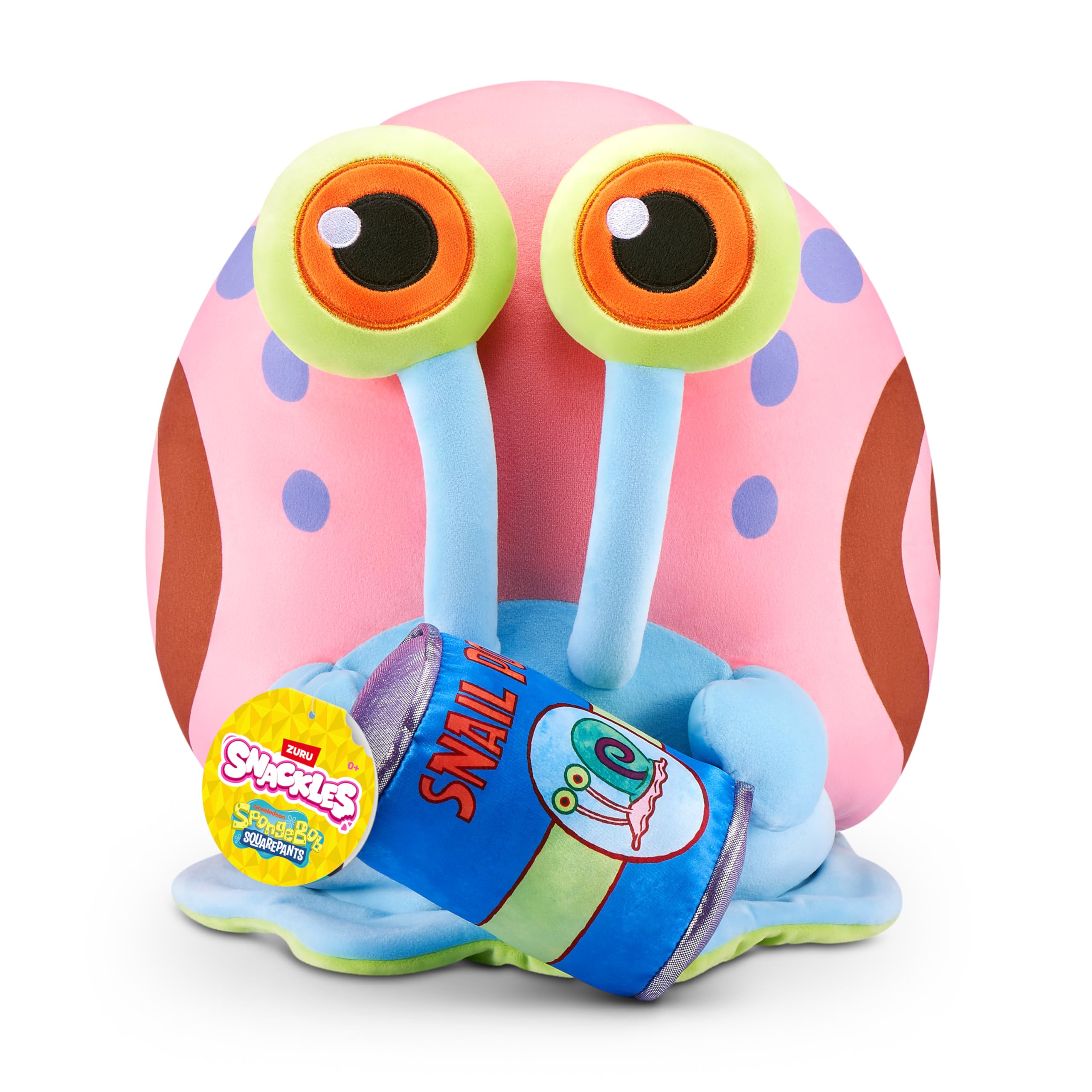 Snackles 14-inch SpongeBob SquarePants Gary the Snail Plush Stuffed Animal