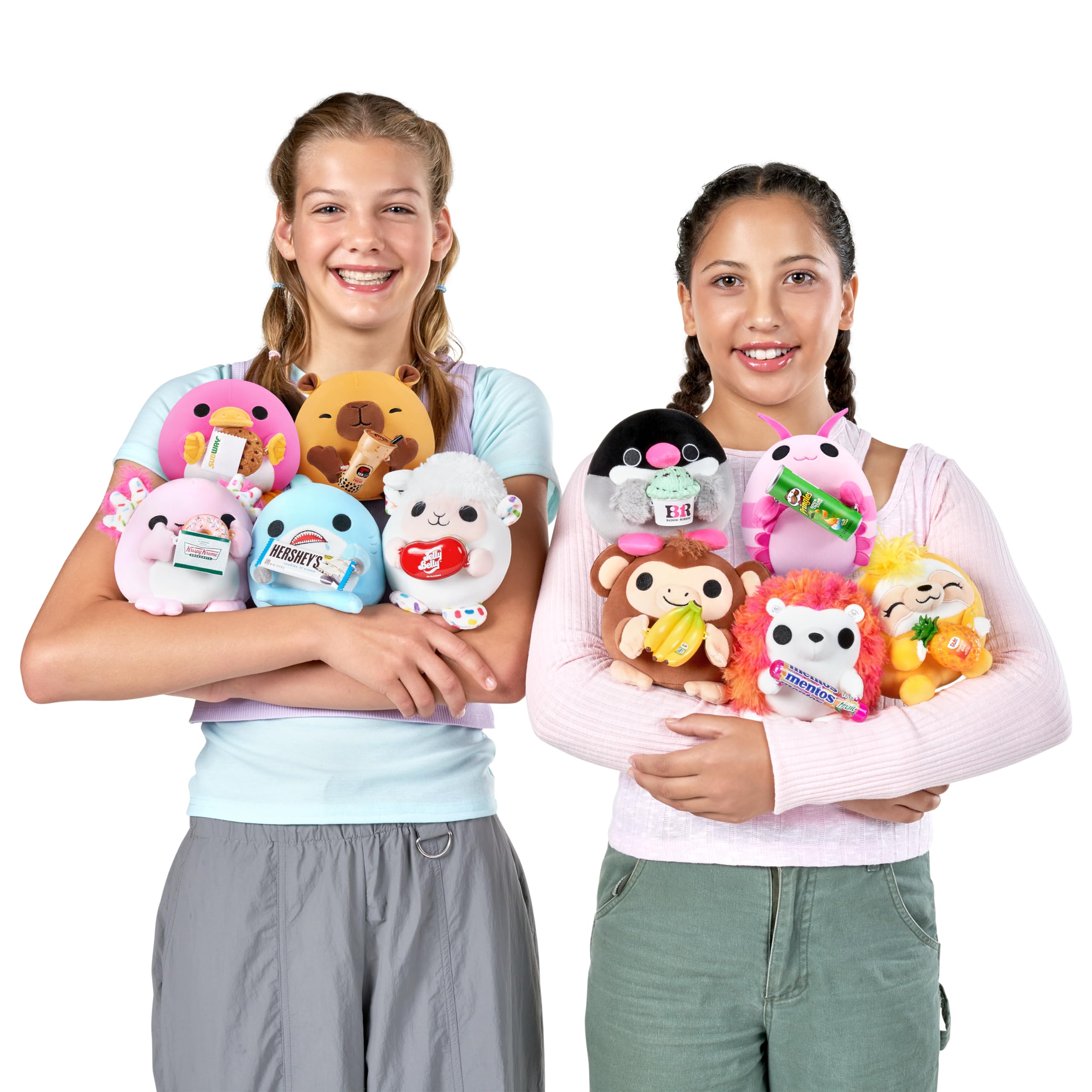 Snackles Series 2 - Random Assortment 5-inch Plush with Licensed Snack Accessory 4