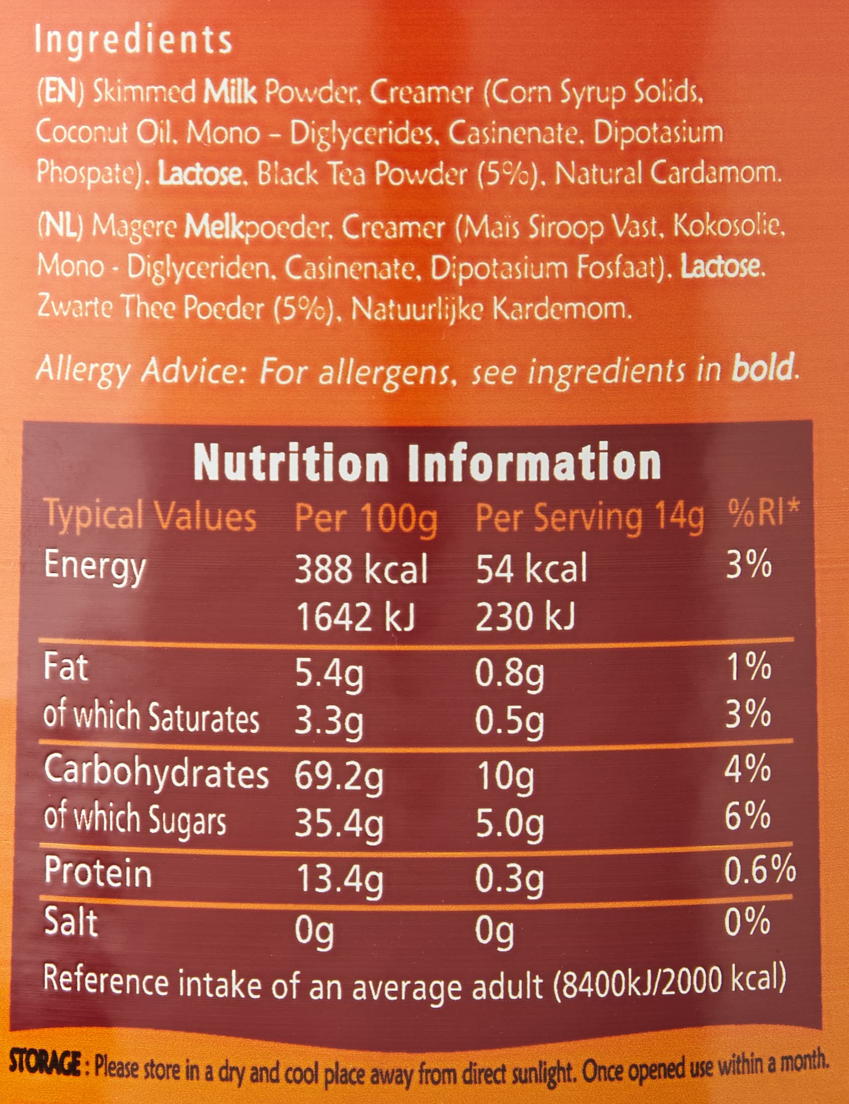 Royal Chai Karak Chai, ungesüßter Becher | 400 g | Instant-Tee | Ergibt 20 Tassen 3