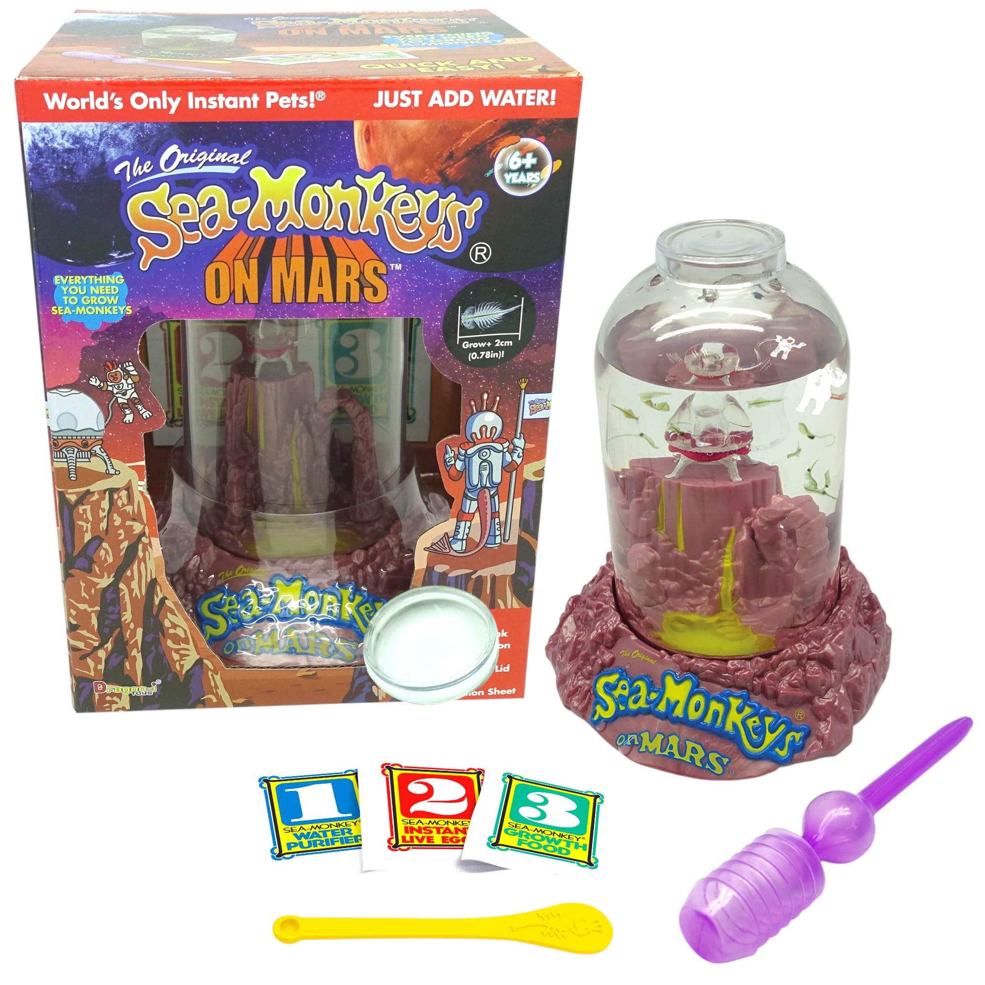 Sea Monkeys On Mars - Grow Your Own Sci-Fi Pets Science Kit for Kids 6+ 9
