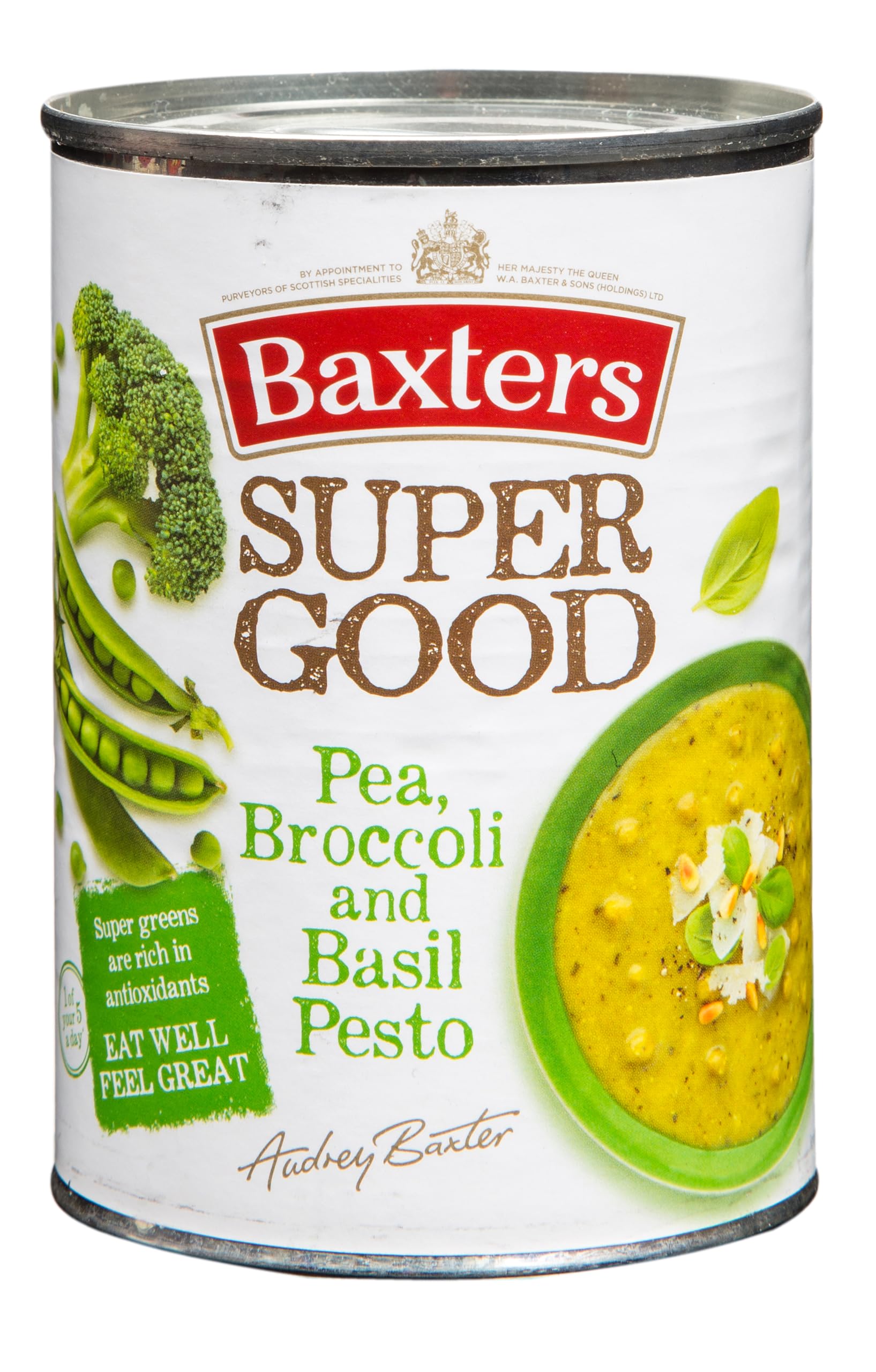 Baxters Super Good Pea, Broccoli and Basil Pesto Soup, 400g