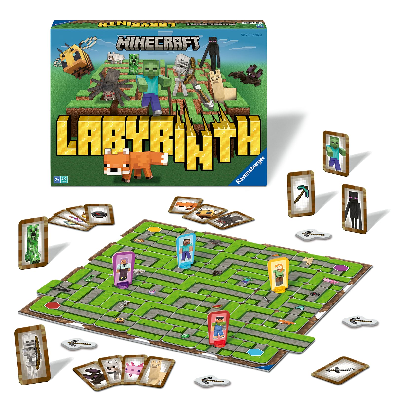 Ravensburger Minecraft Labyrinth - The Moving Maze Board Game for Kids and Families 3