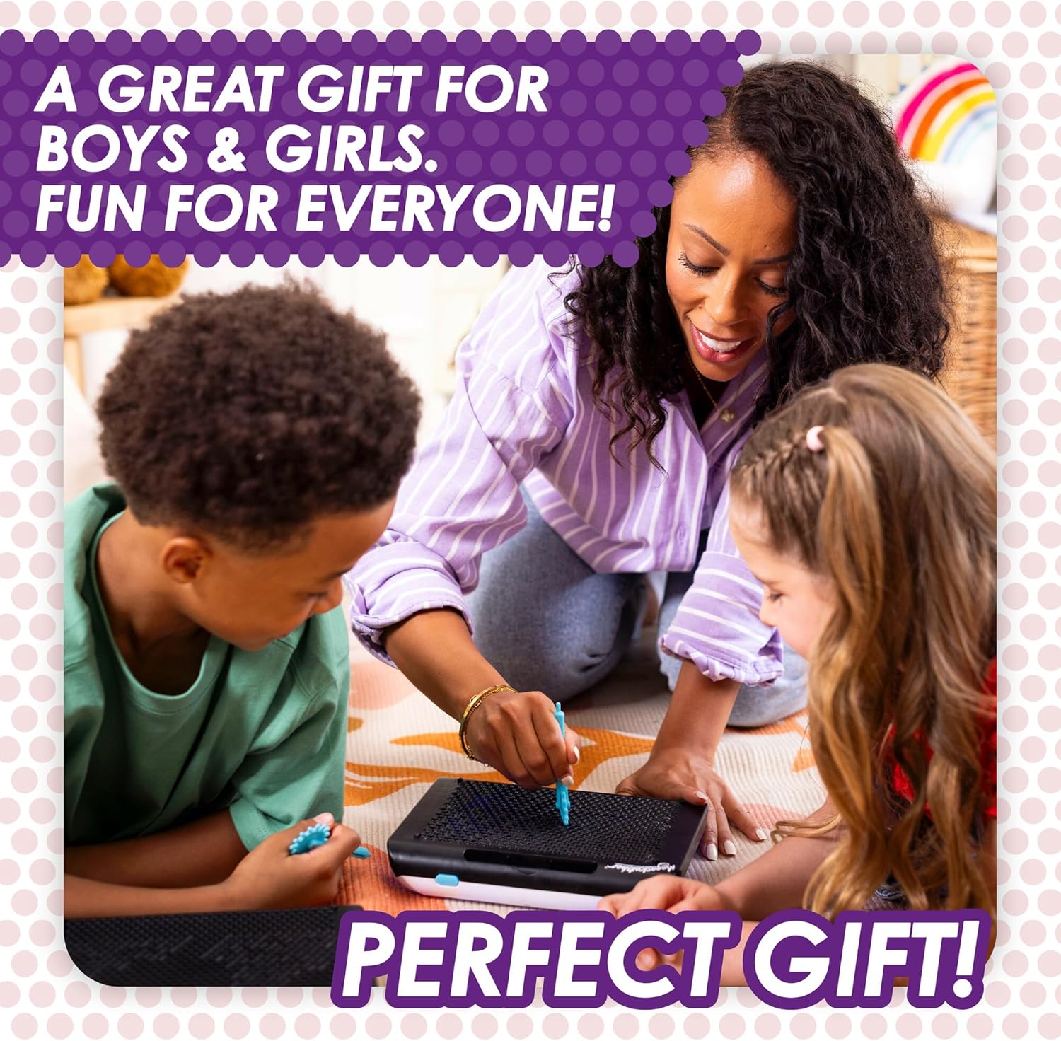 Megasketcher Lights Alive - Light-Up Drawing Pad for Kids with 8 Colors & 4 Effects