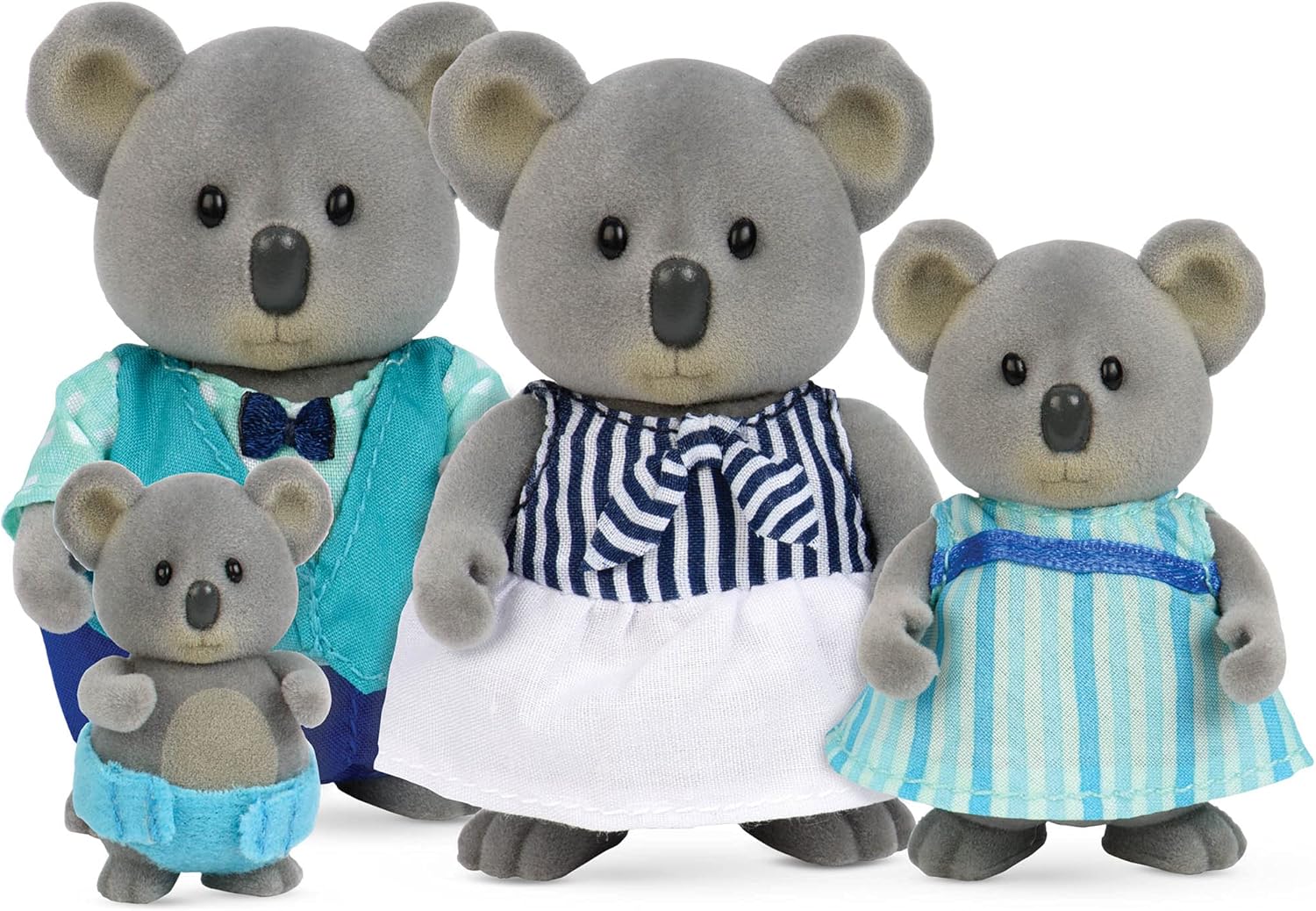 Canberra Koala Family - 5pc Playset with Movable Figurines & Storybook for Kids 3+ 4