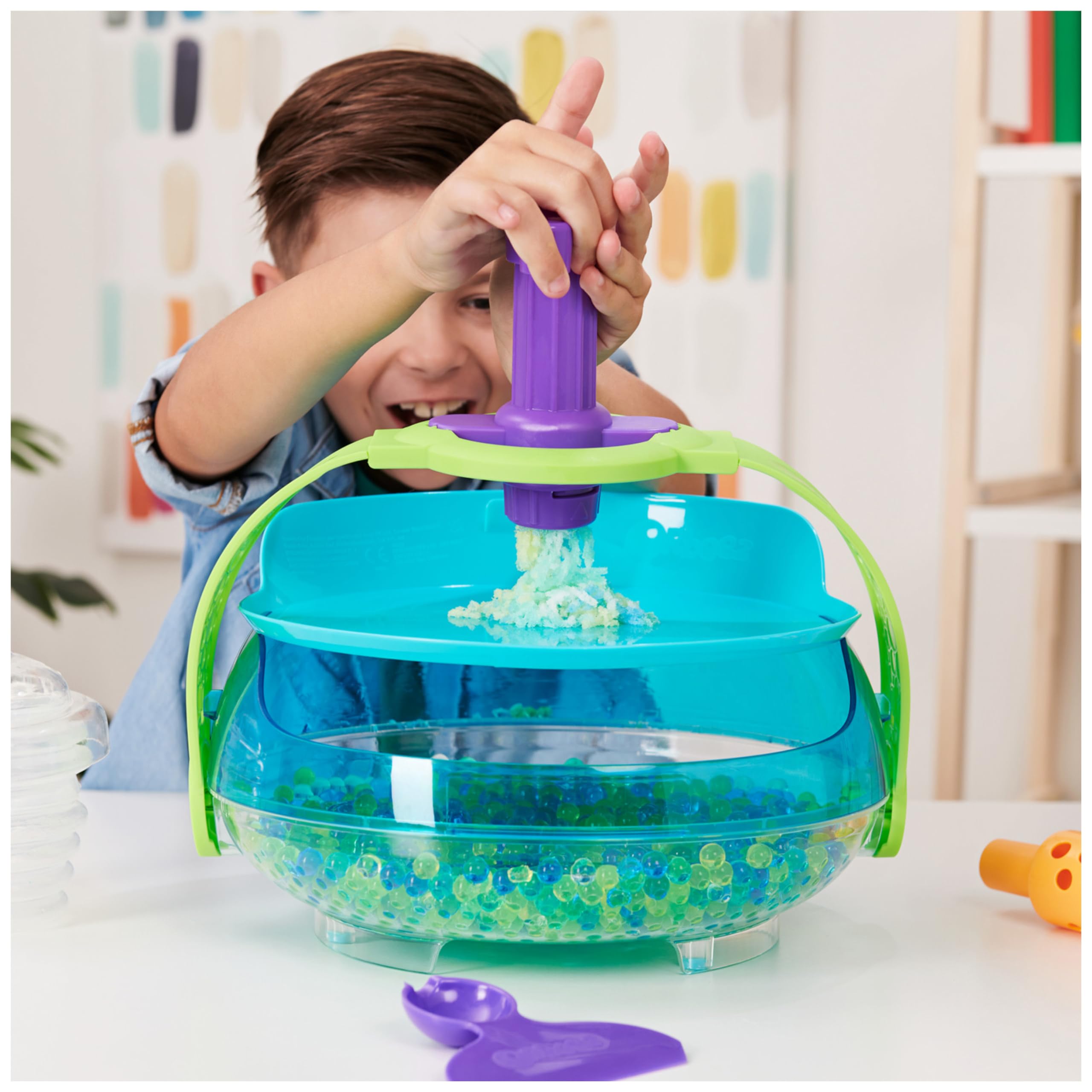 Orbeez Sensation Station – Spielset mit 2000 im Dunkeln leuchtenden und farbigen Wasserperlen 16