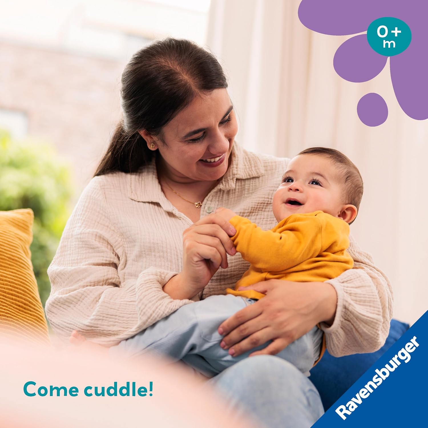 Ravensburger Play+ Cuddle & Play Bird - Soft Plush Sensory Toy for Newborns 0 Months+ 5