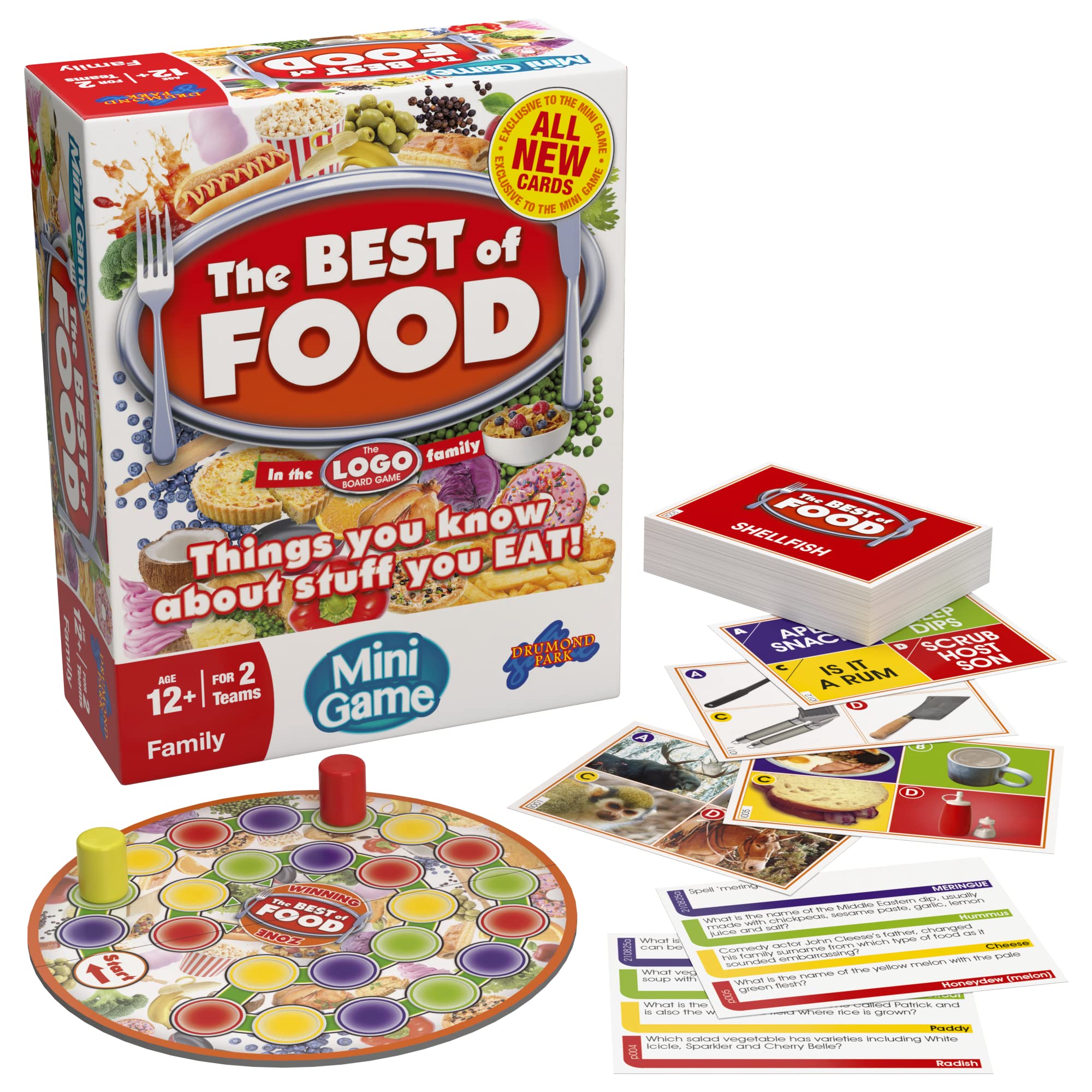 Drumond Park The LOGO Best of Food Mini Board Game