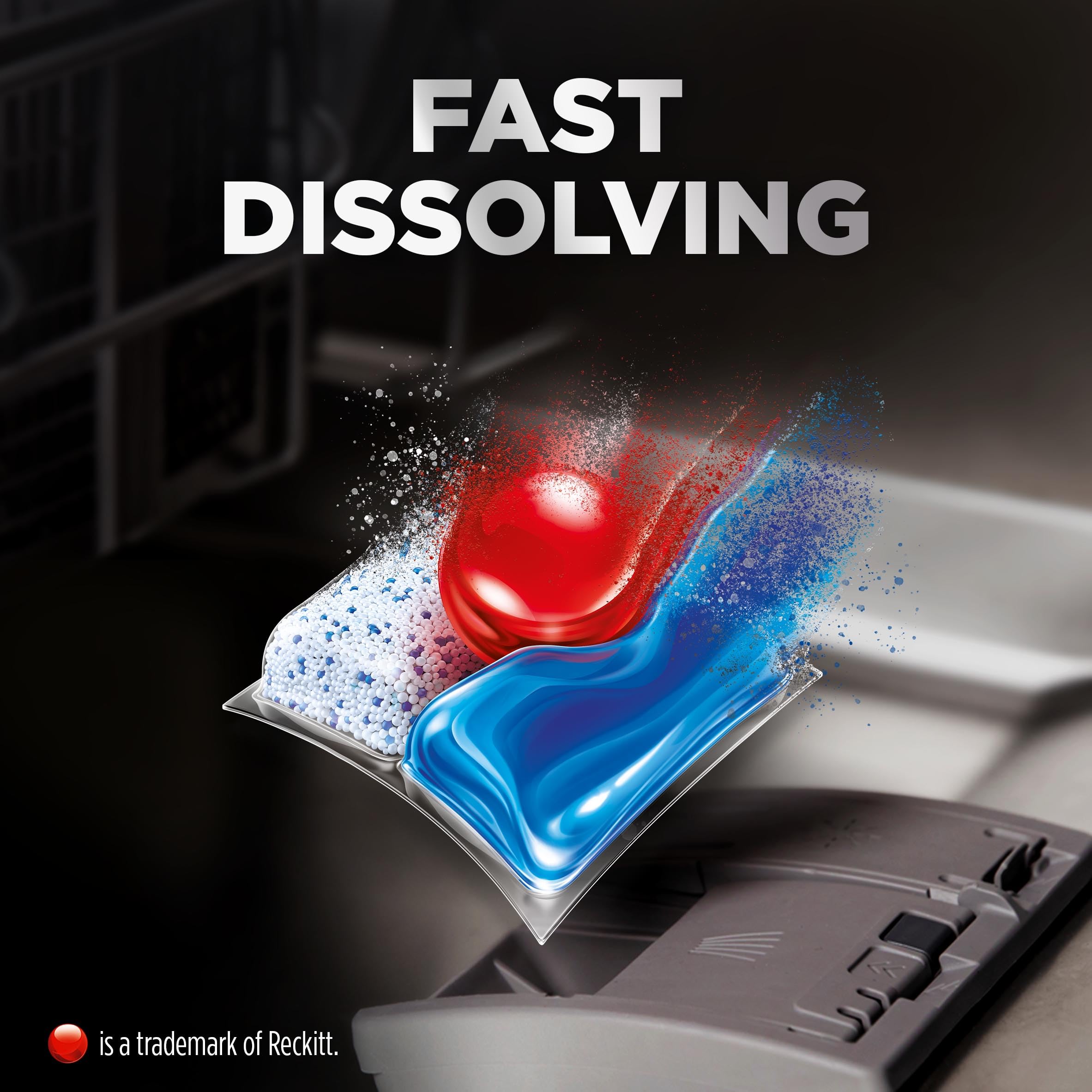 Finish Ultimate Dishwasher Tablets, 55 Count - Fresh Scent with Protector Shield Technology 3