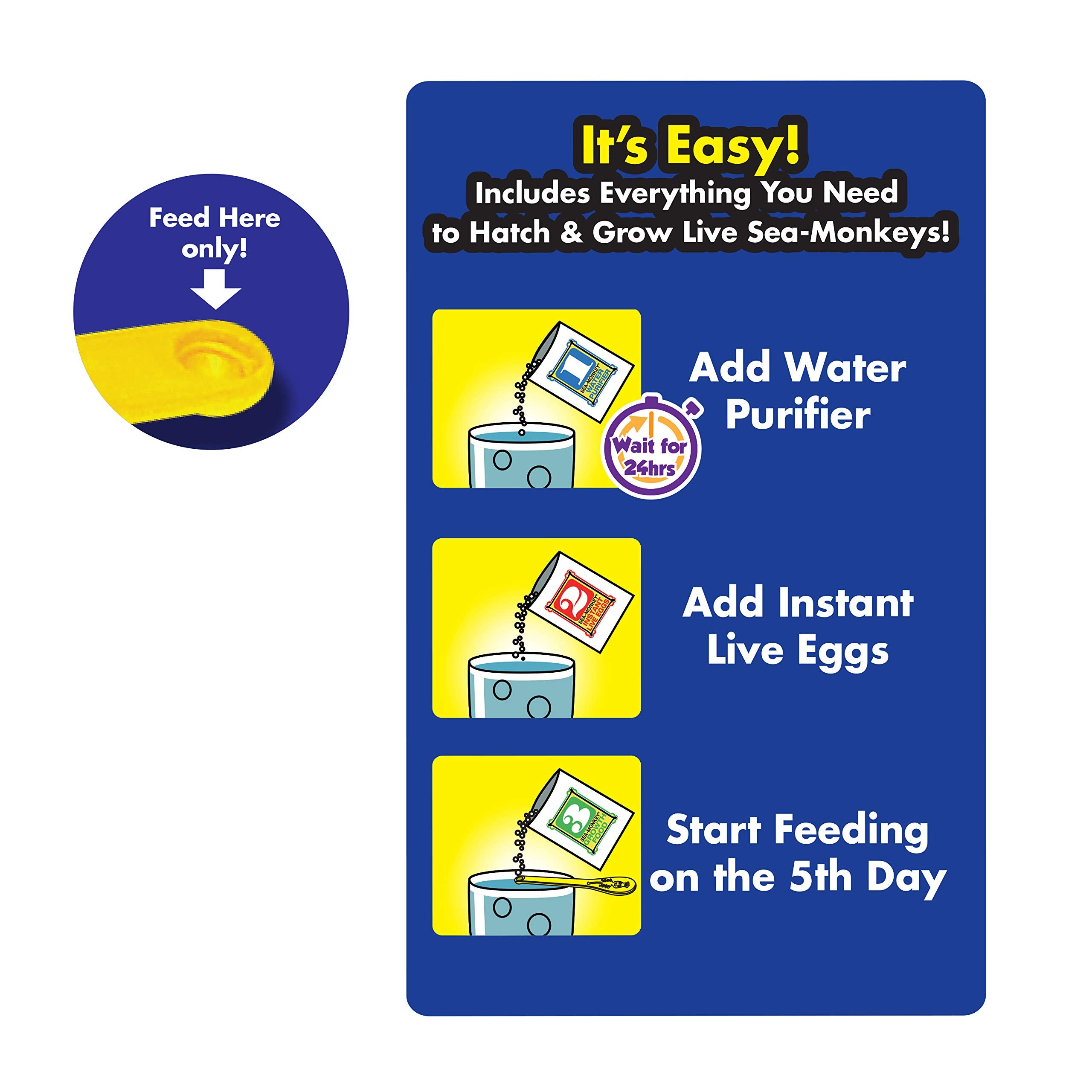 Sea Monkeys On Mars - Grow Your Own Sci-Fi Pets Science Kit for Kids 6+