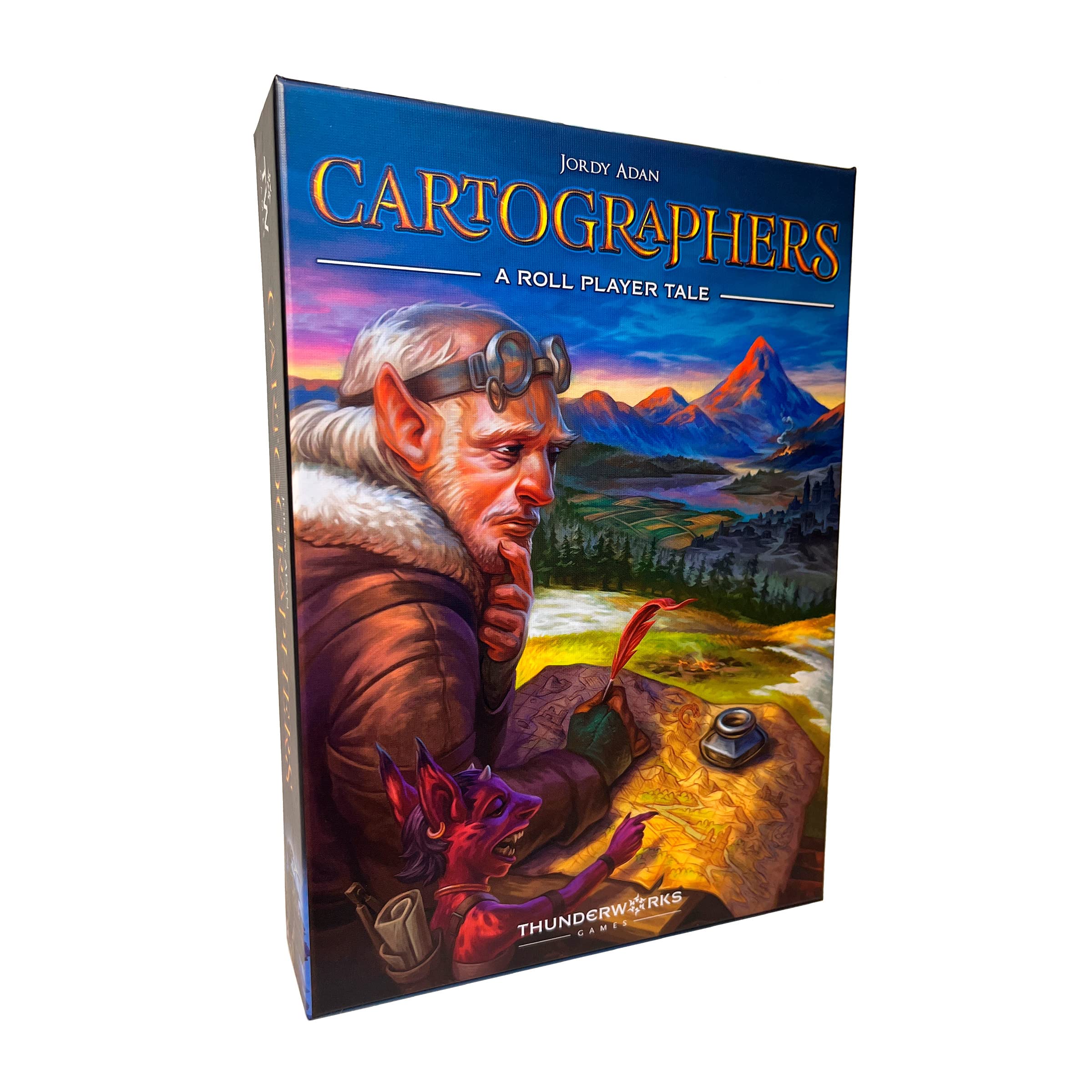 Thunderworks Games Cartographers: A Roll Player Tale Board Game 6