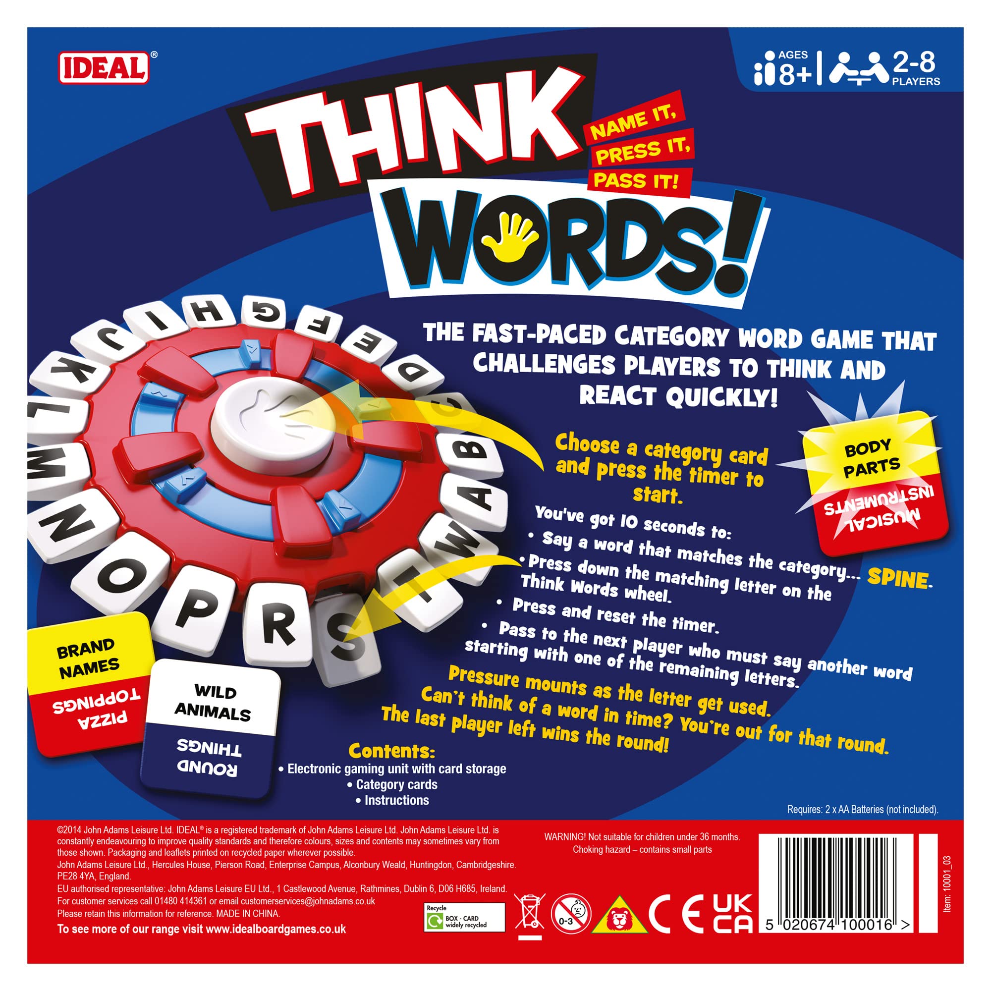 Ideal Think Words Board Game 4