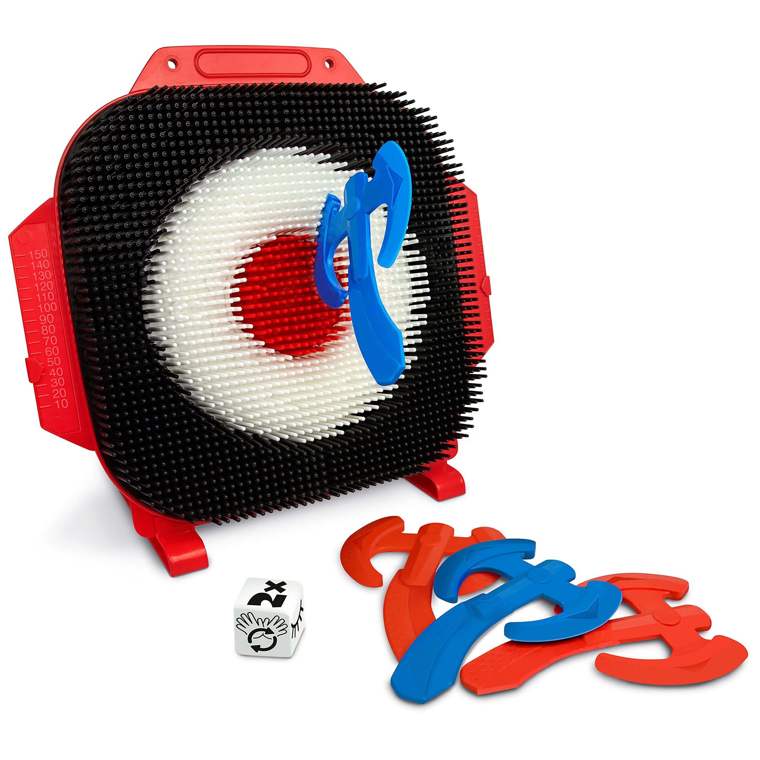 YULU Axetreme Interactive Family Axe Throwing Board Game for Kids Ages 6+ | Includes 4 Axes