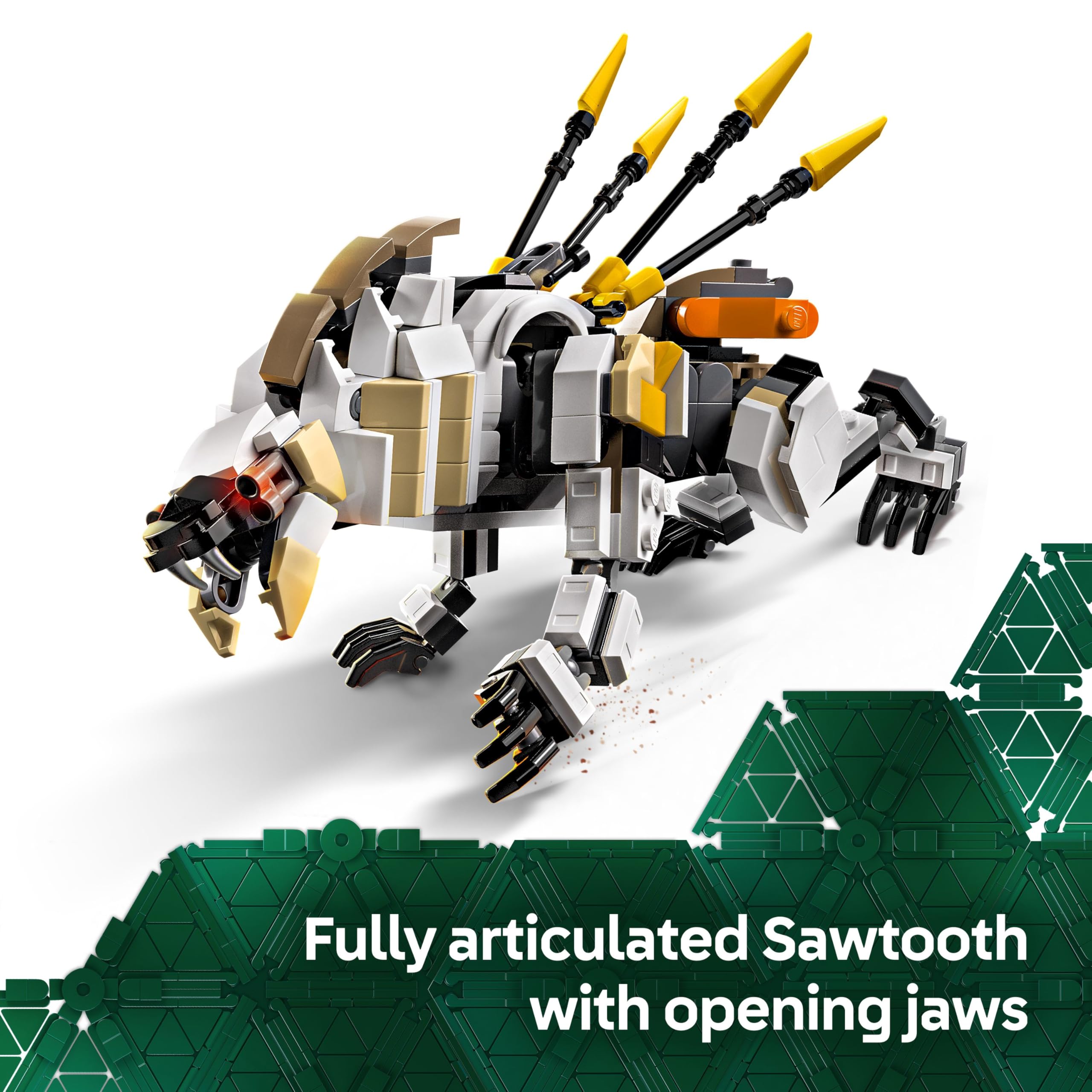 LEGO Horizon Adventures Aloy & Varl vs. Shell-Walker & Sawtooth Building Set 77037 | 768 Pieces | Ages 9+ 5