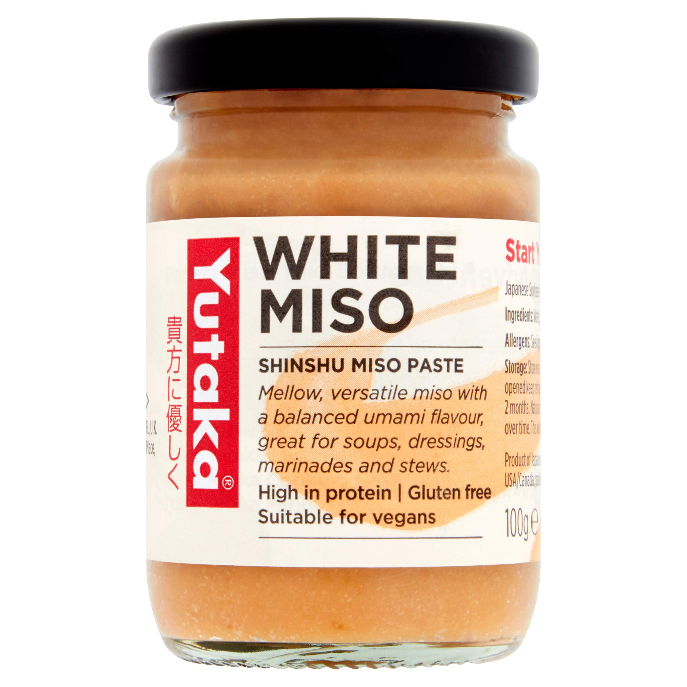 Yutaka White Miso Paste 100g - Shinshu Miso with Mild Umami Flavor