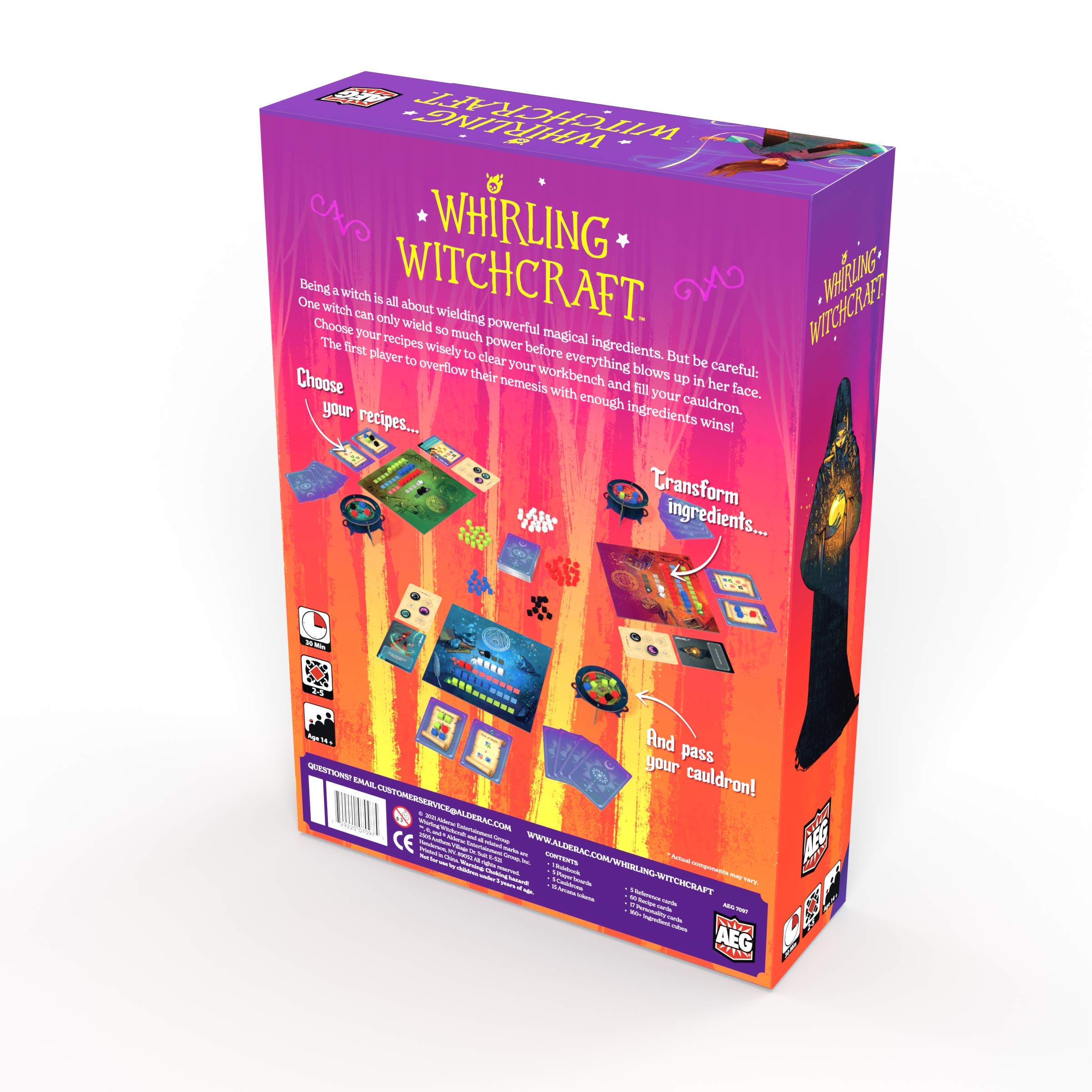 Alderac Entertainment Group Whirling Witchcraft Board Game 12