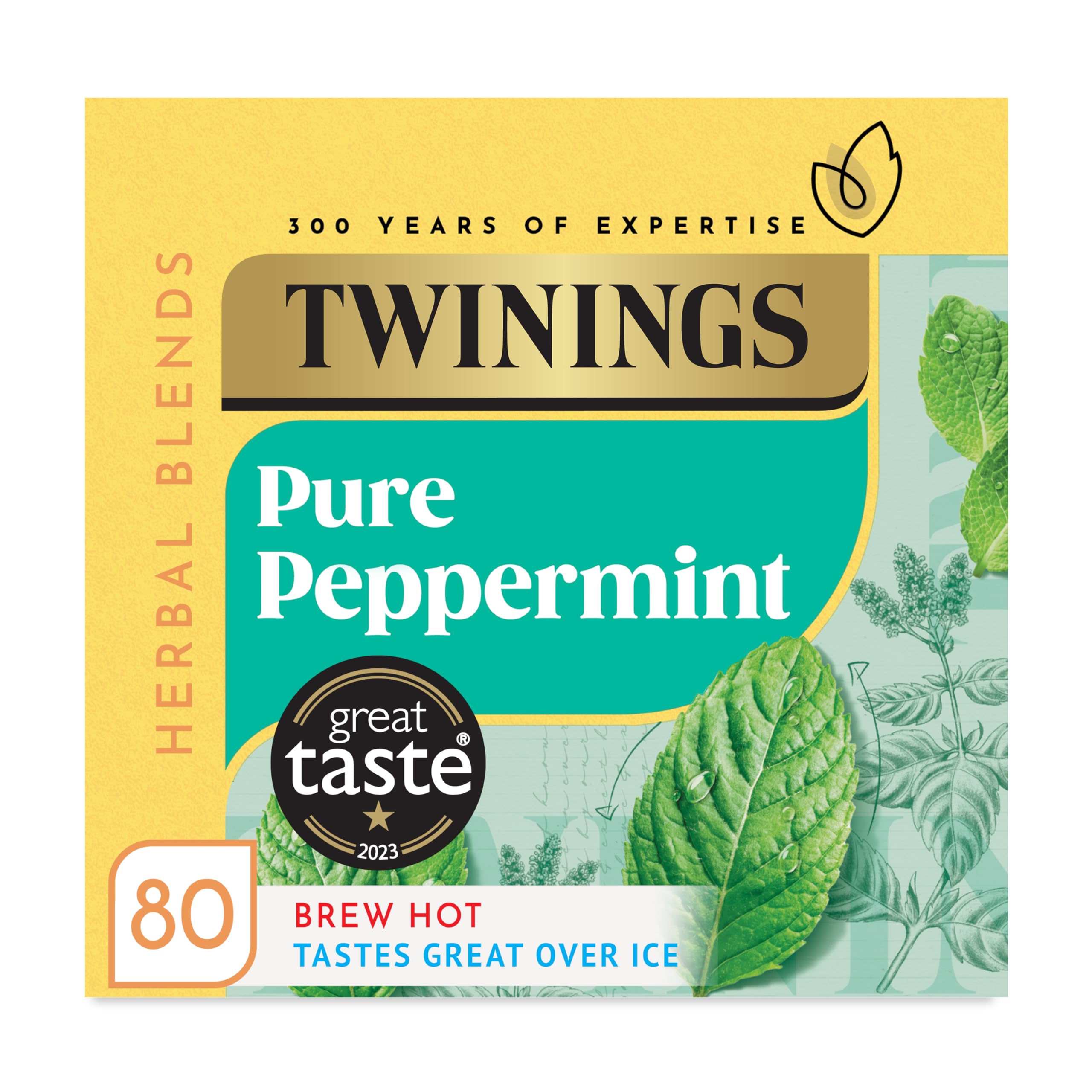 Twinings Pure Peppermint 80 Teebeutel, 160 g – Natürlich koffeinfreier Kräutertee 9