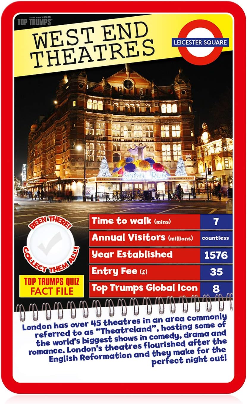 Top Trumps London 30 Things To See Card Game 3