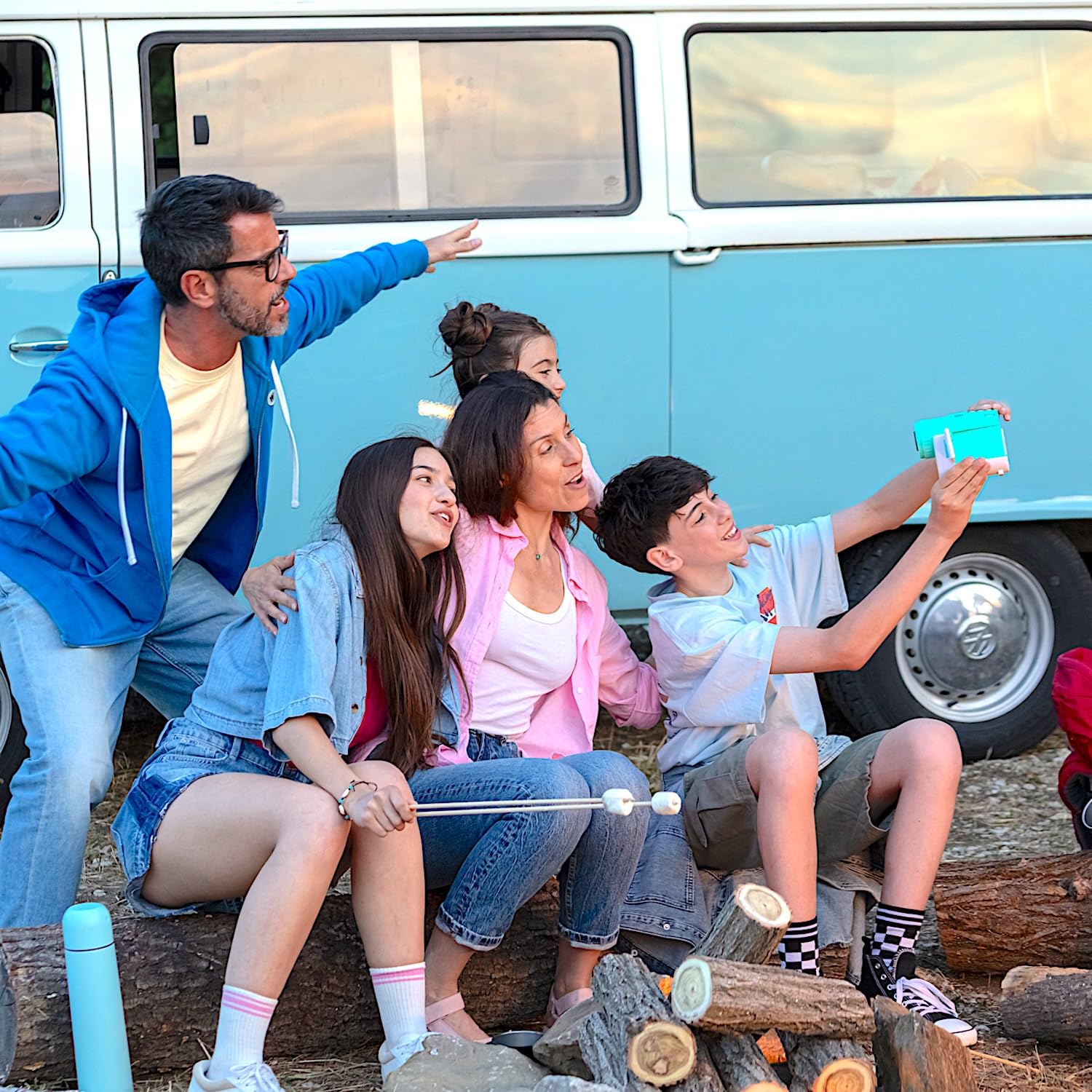 Photo Creator Camera Projector – 3-in-1 HD Video & 48MP Photo Camera with WiFi for Kids 8