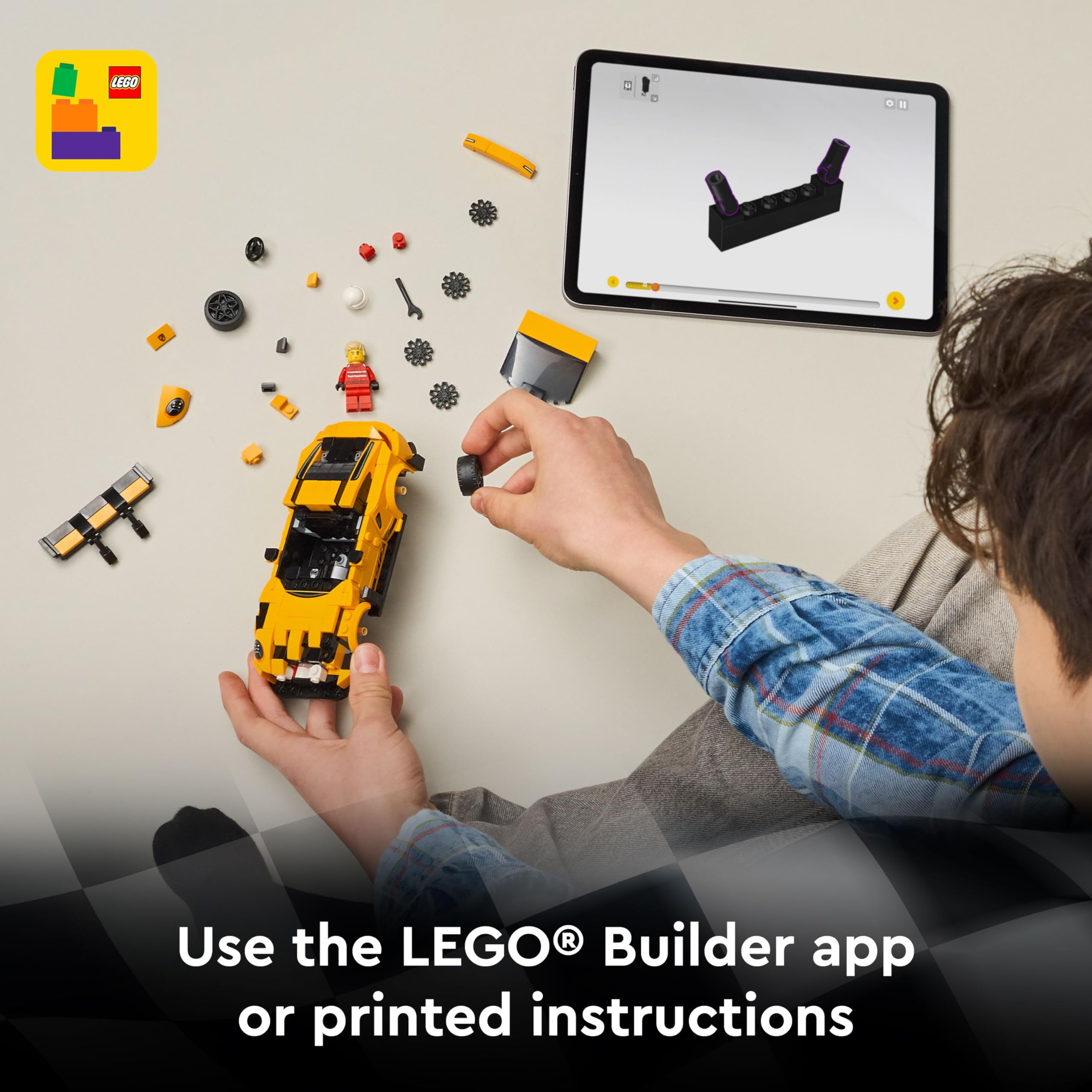 LEGO Speed Champions Porsche 911 GT3 RS Super Car Toy - Building Set for Kids 9+ 7