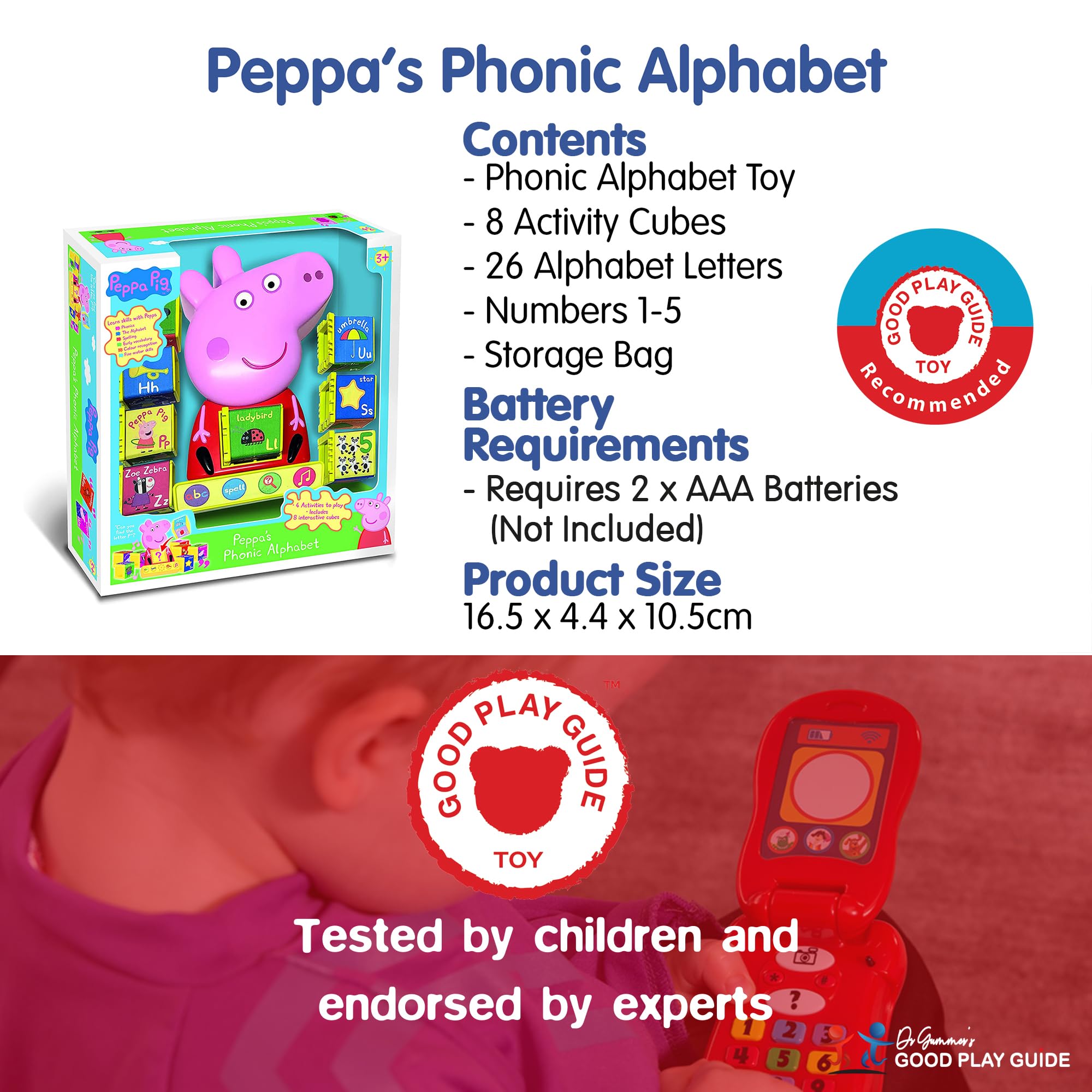 Peppa Pig PP12 Phonic Alphabet Toy - Educational Playset for Ages 3-5 10