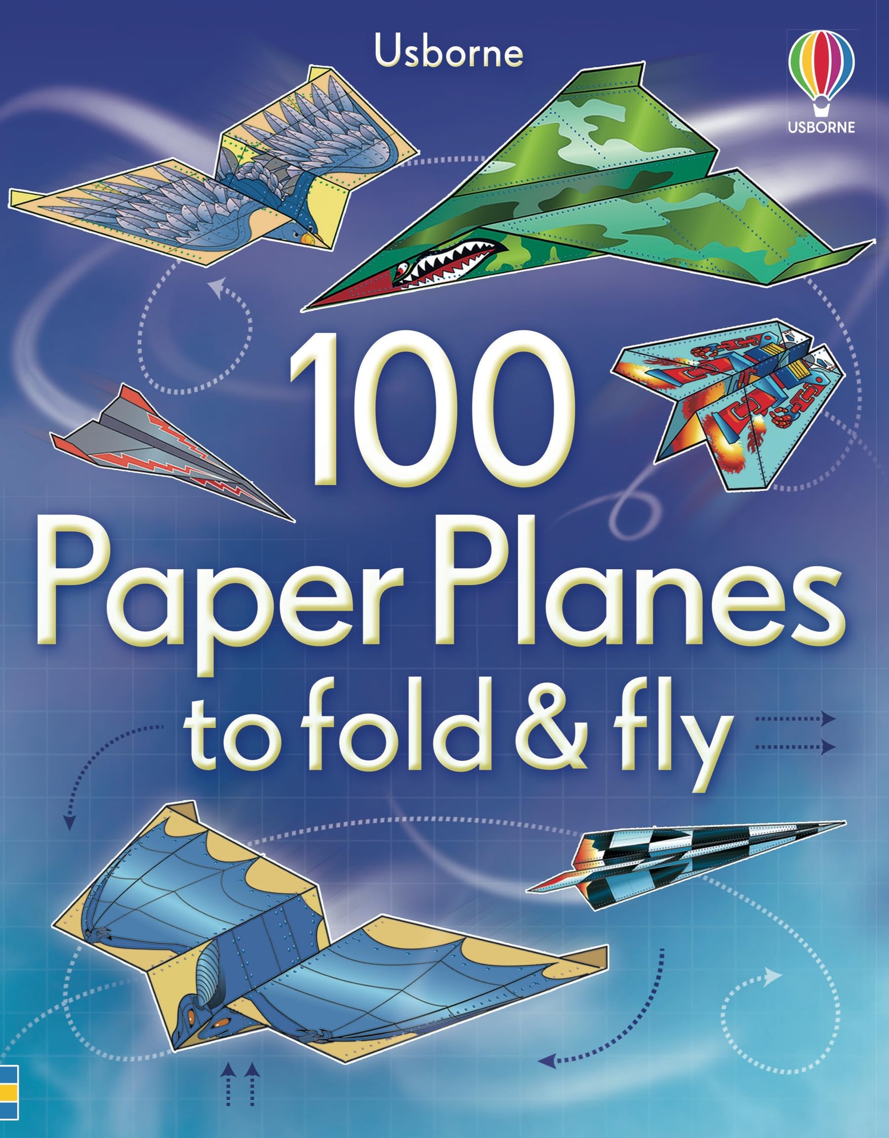 Usborne 100 Paper Planes to Fold and Fly | Paperback New Edition 1