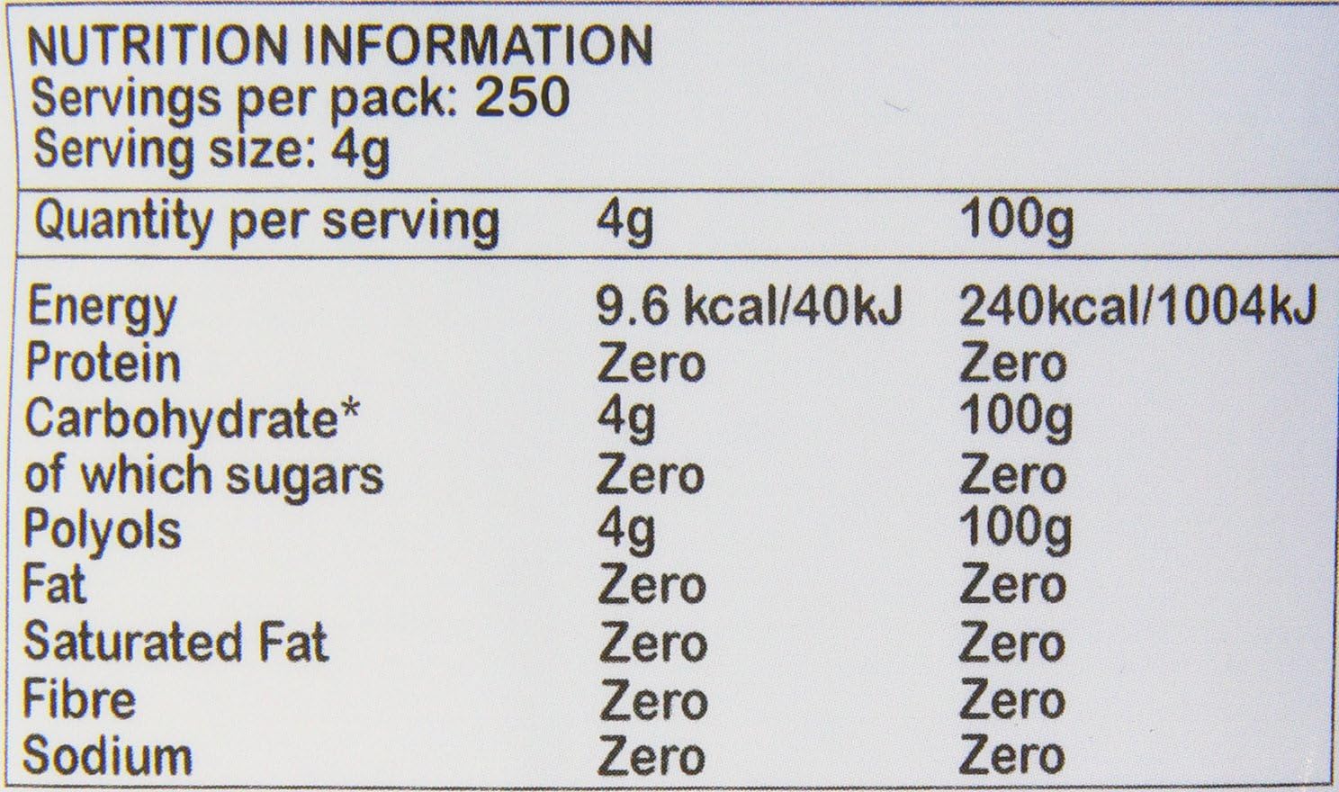 Total Sweet 100% Natural Xylitol Sugar Alternative, 1kg – Birch Wood Derived, Low GI, Gluten Free, Vegan 3