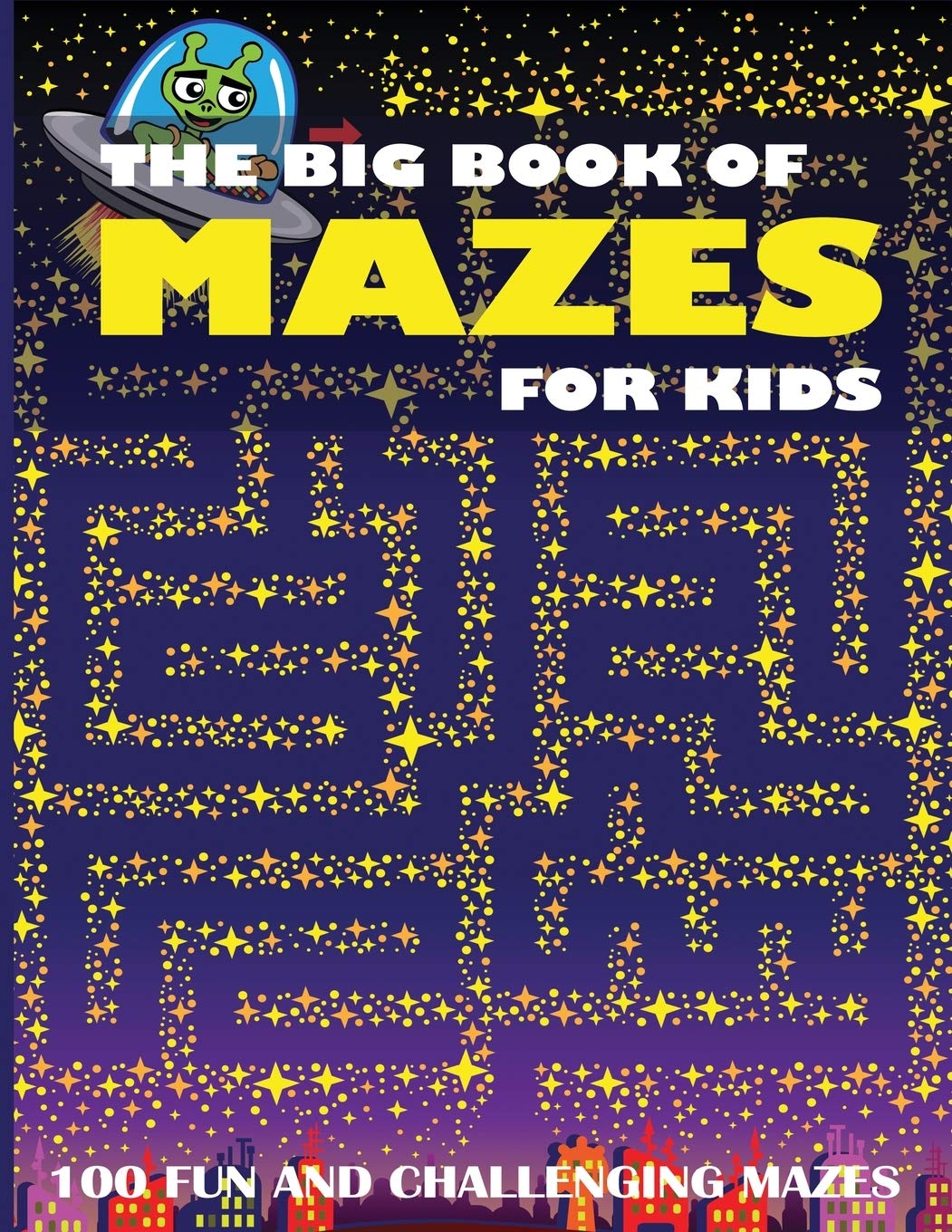 Dylanna Publishing, Inc. The Big Book of Mazes for Kids - 100 Fun and Challenging Mazes | Paperback 1
