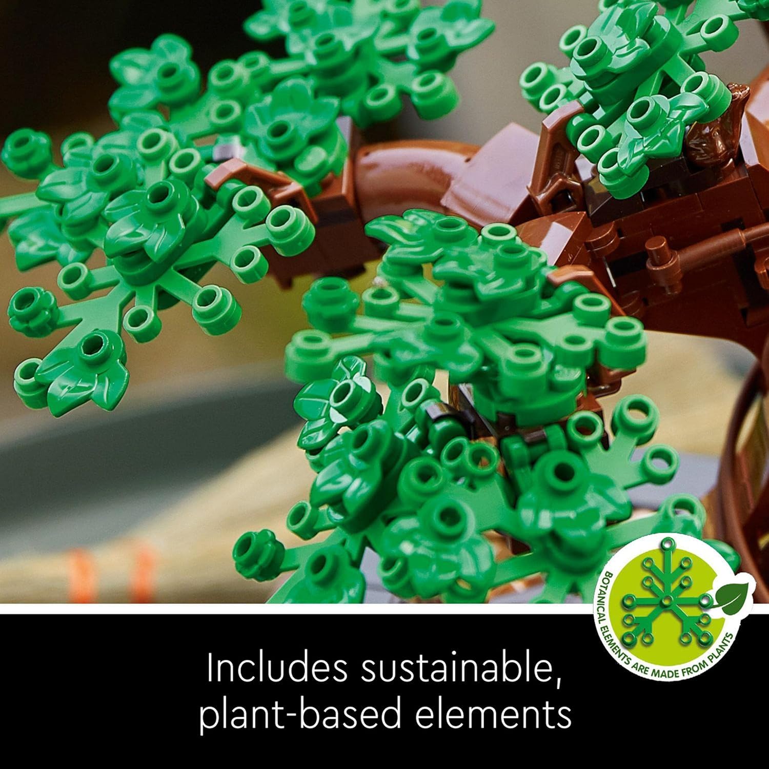 LEGO 10281 Icons Bonsai-Baum-Bauset – Kirschblüte und grüne Blätter für Erwachsene 7