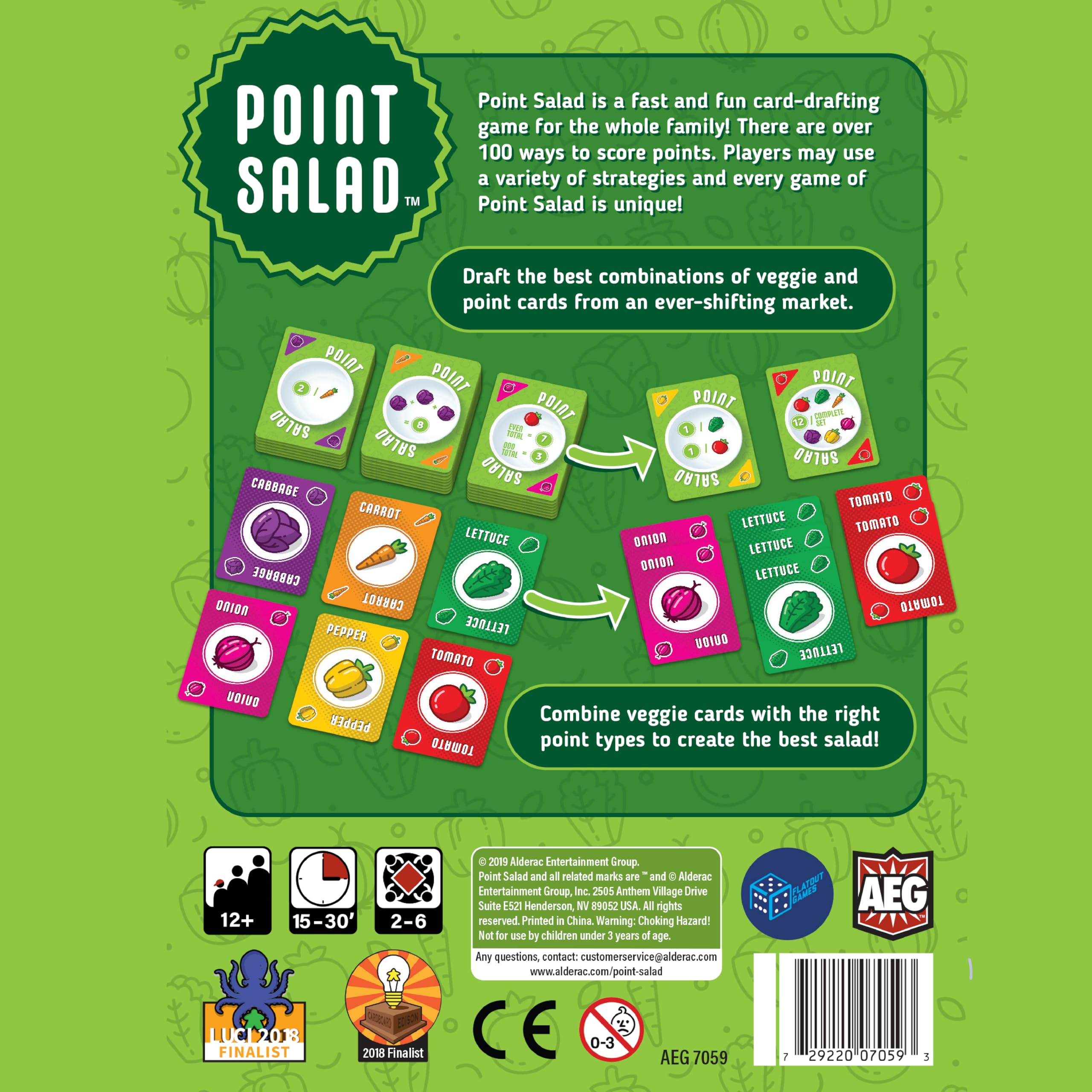 Alderac Entertainment Group Point Salad Brettspiel 6