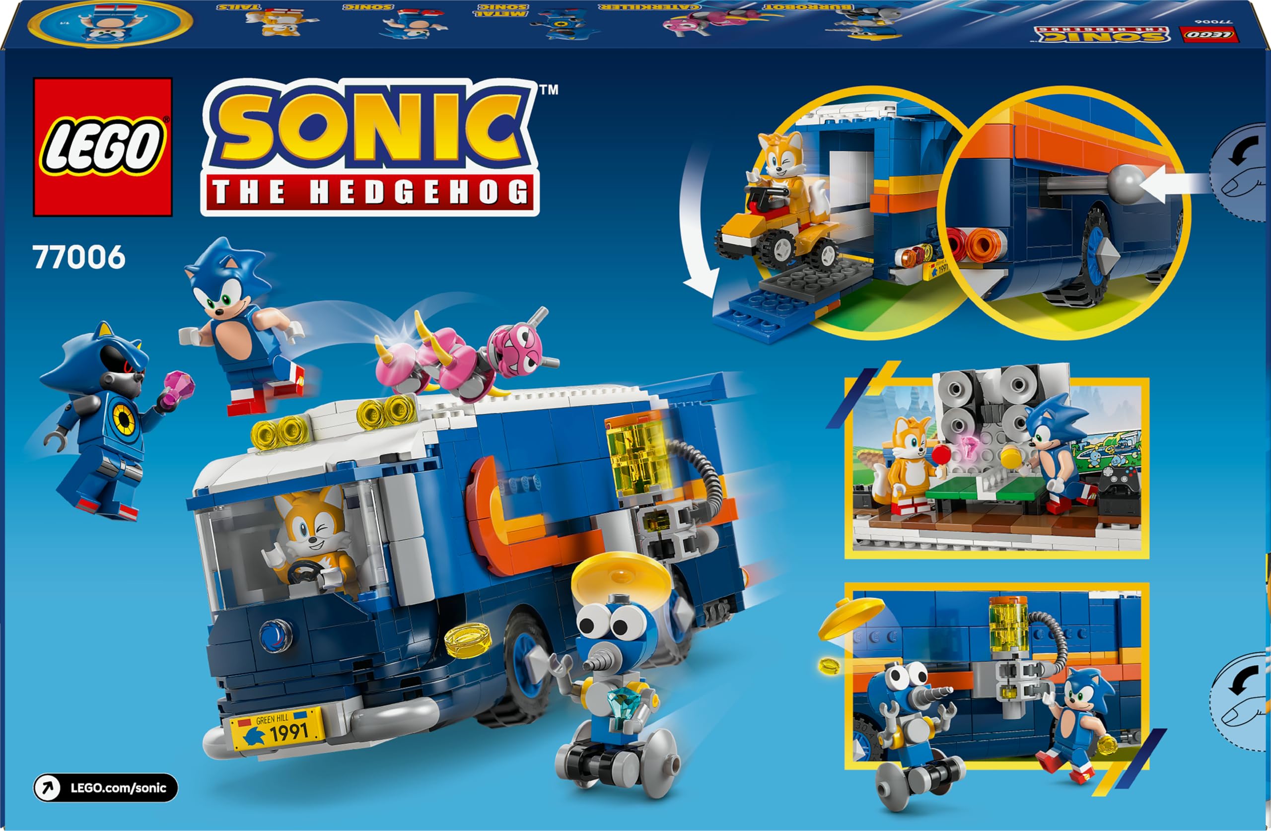 LEGO Sonic the Hedgehog Team Sonic Command Truck Toy - Building Set for Ages 8+ 3