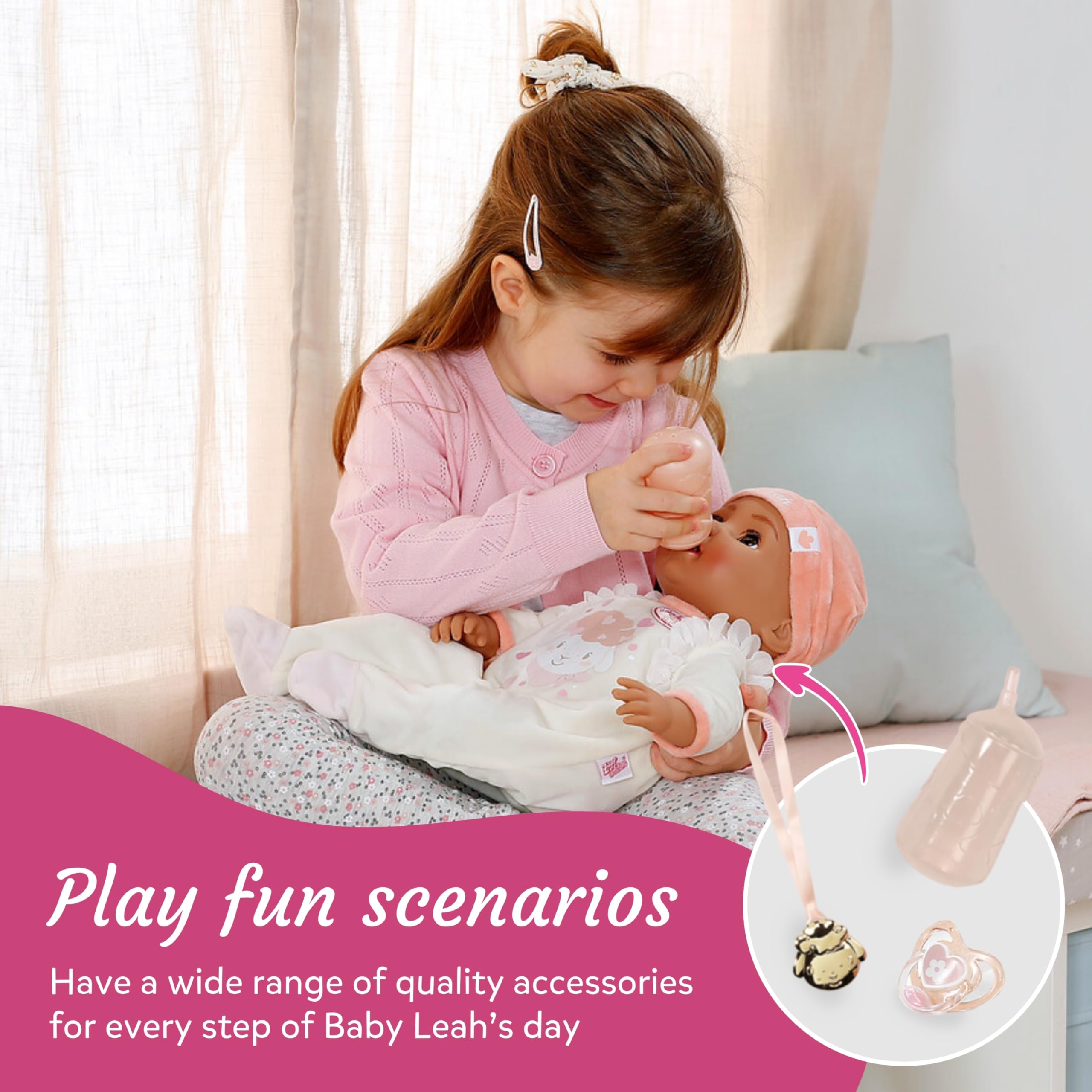 Baby Annabell Leah - 43cm Interactive Baby Doll with Realistic Movements & Sounds 10