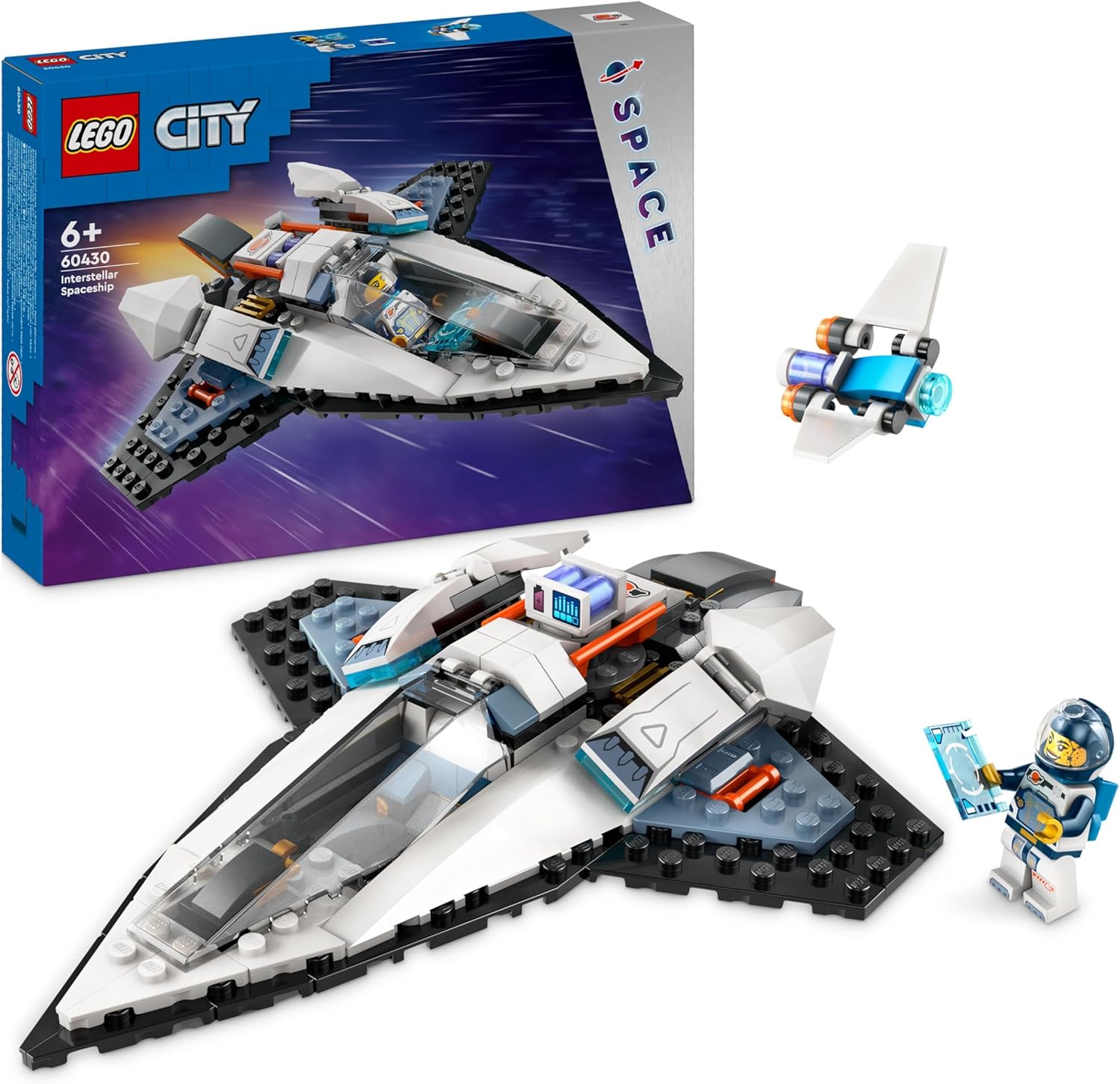 LEGO City Interstellar Spaceship Toy Set - Building & Space Adventure Playset for Ages 6+