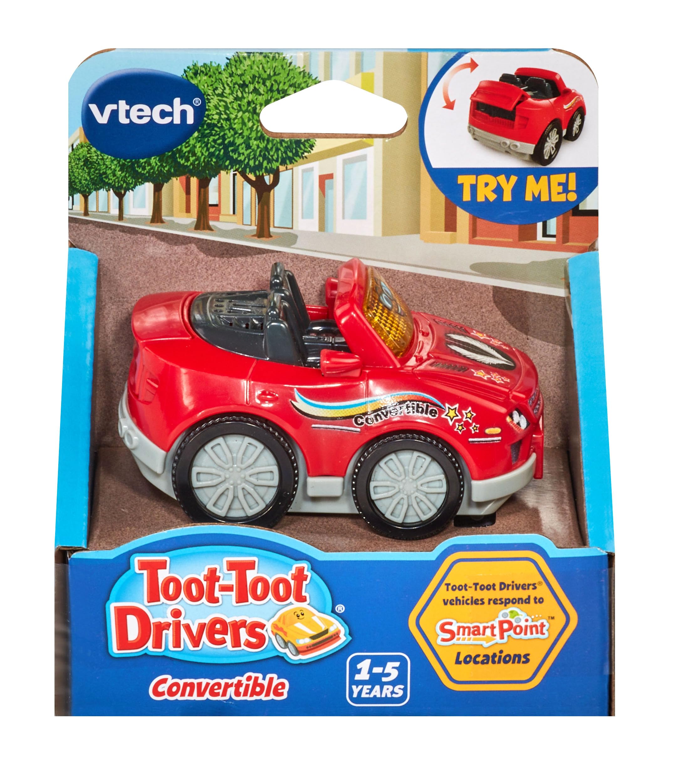 VTech Toot-Toot Drivers Convertible - Interactive Musical Toy Car for Toddlers 12 Months+ 5