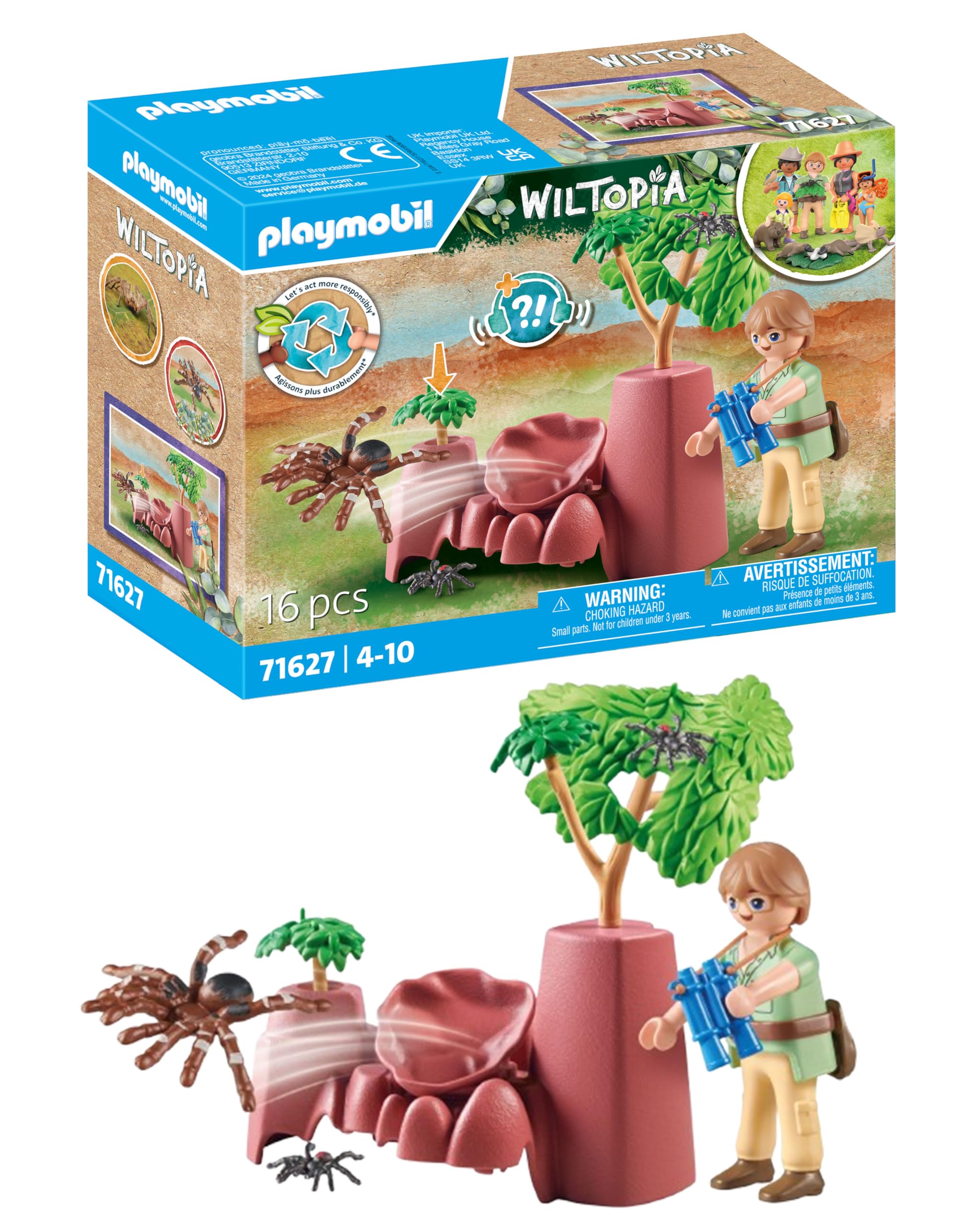 Playmobil 71627 Wiltopia Spider Rocks Playset - Action-Packed Spider Adventure for Kids 4+ 7
