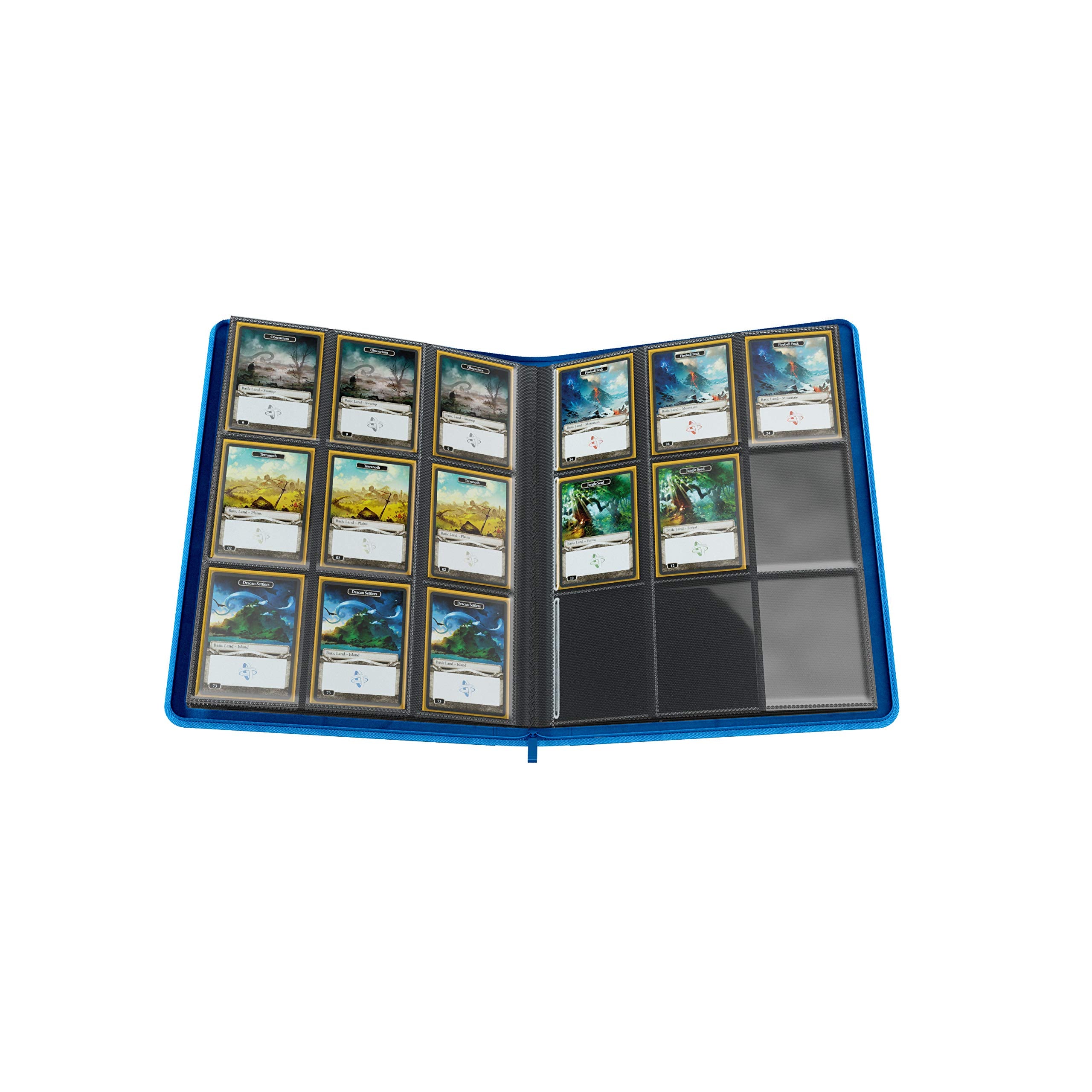 Gamegenic Zip-Up Album - 360 Card Capacity | Side-Loading Pockets | Blue 5