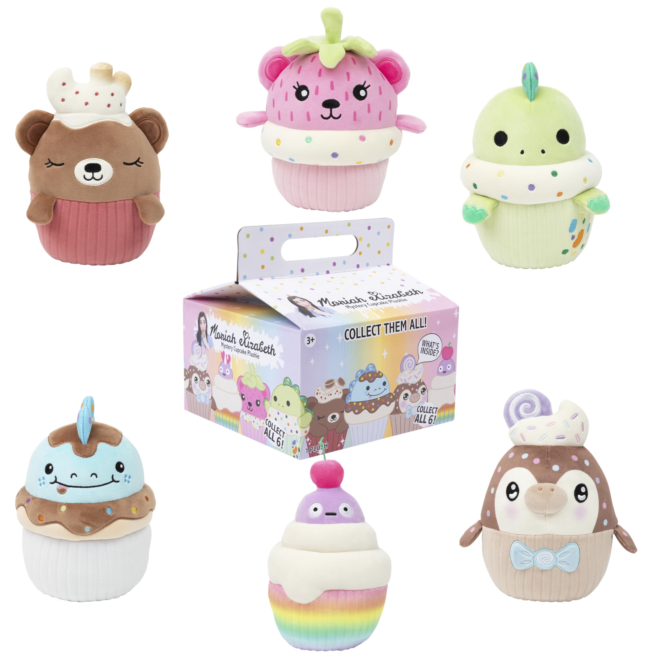 Moriah Elizabeth 6" Mini Mystery Plush - Cupcake Plush Collection