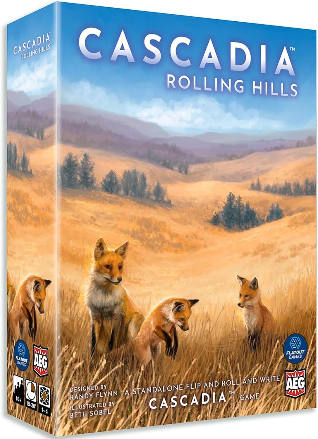AEG Cascadia Rolling Hills Roll & Write Dice Game Expansion