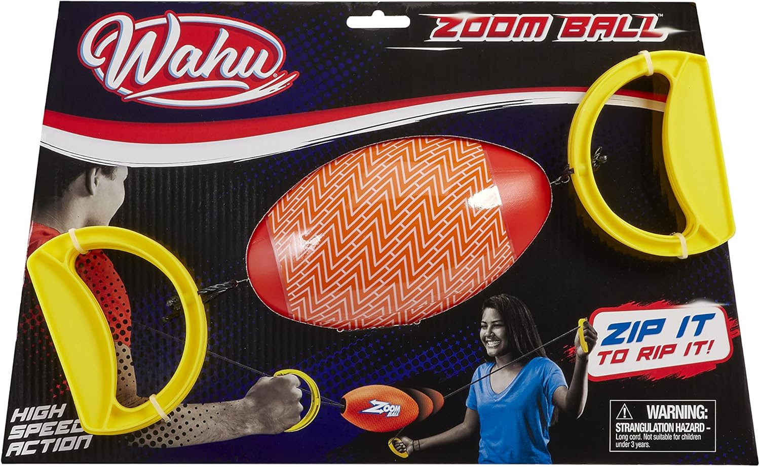 Wahu Zoom Ball - High-Speed Outdoor Game for Kids Ages 6+