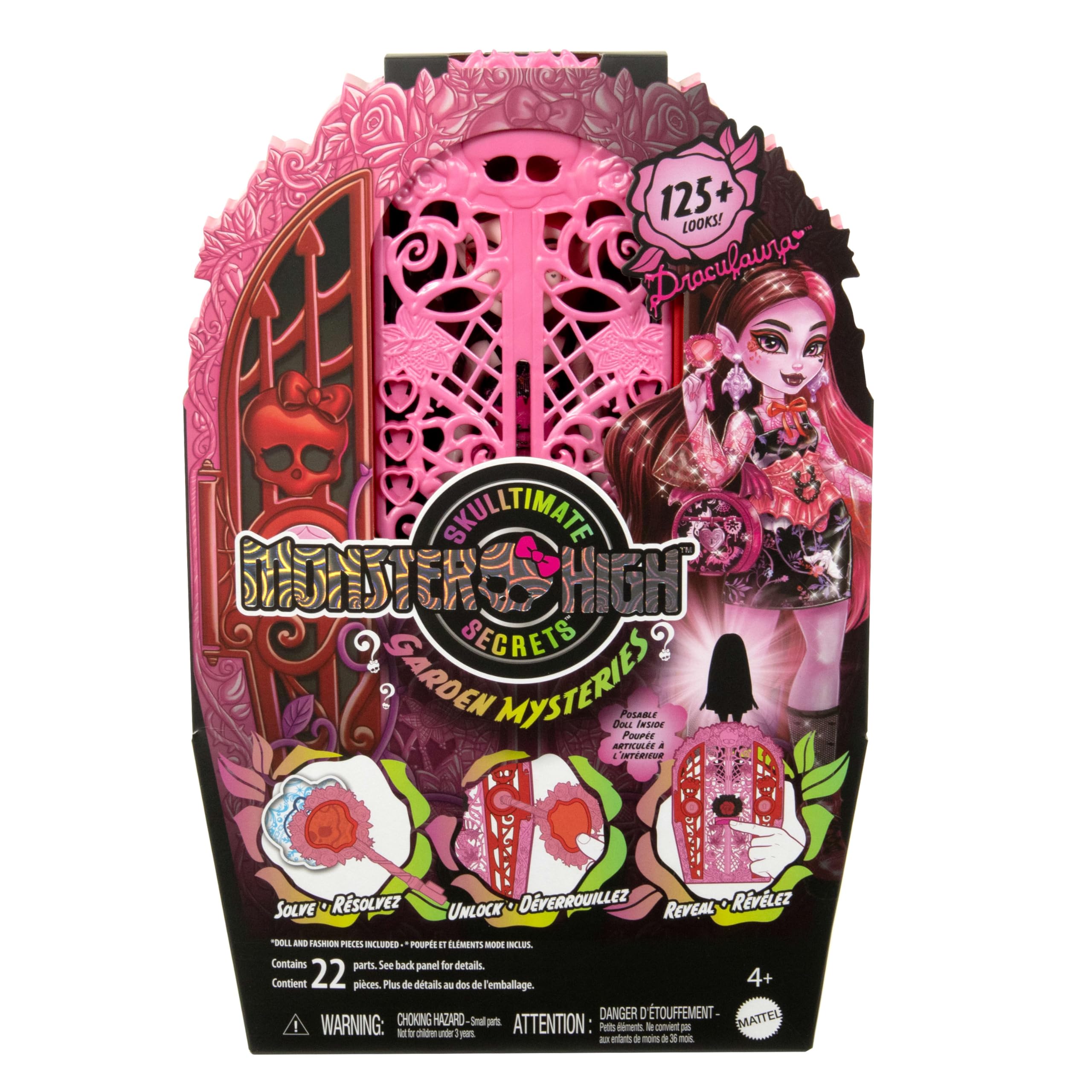 Monster High Skulltimate Secrets Doll and Accessories Set - Garden Mysteries, Draculaura Playset for Ages 4-10 3