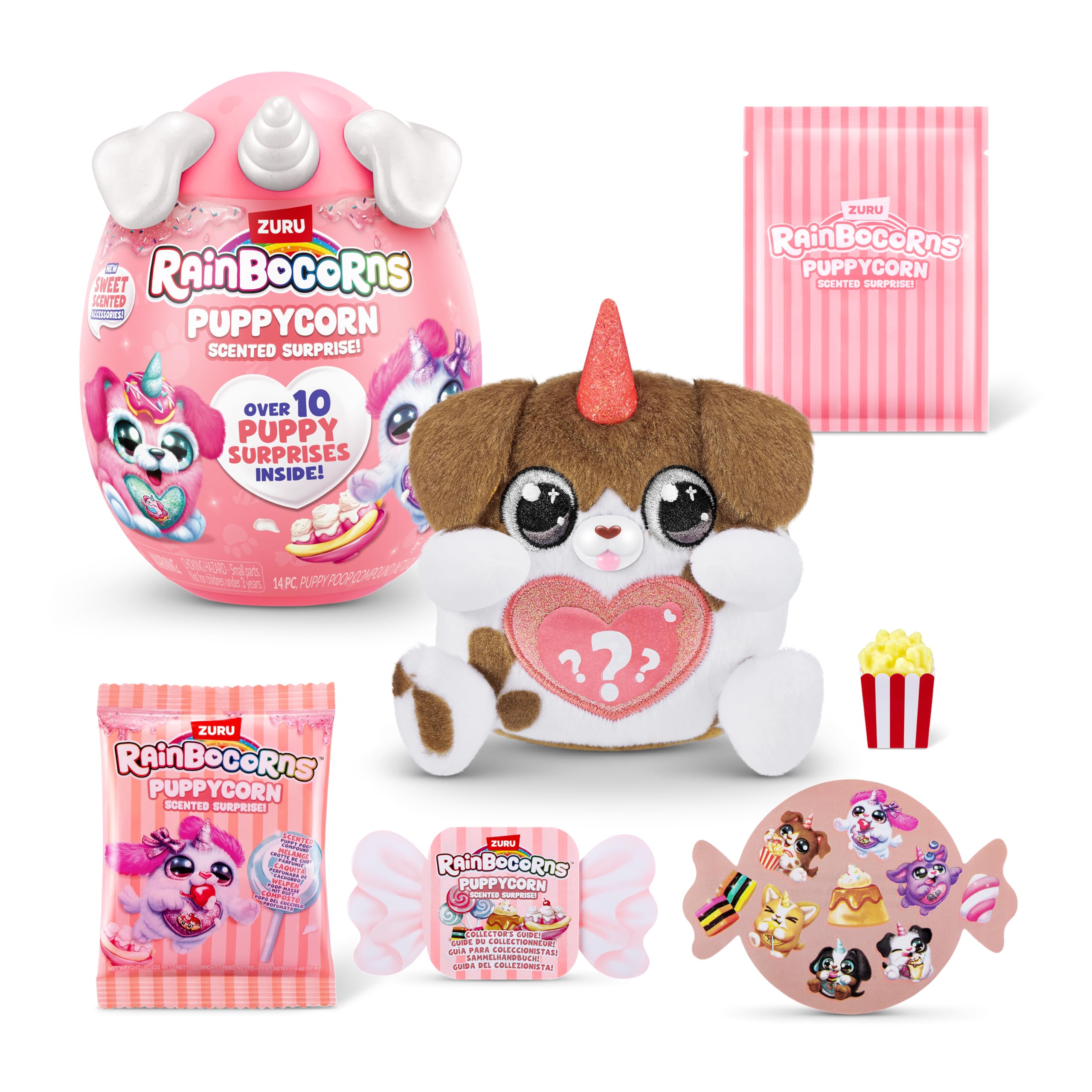 Rainbocorns Puppycorn Scent Surprise Dalmatian Plush Toy by ZURU