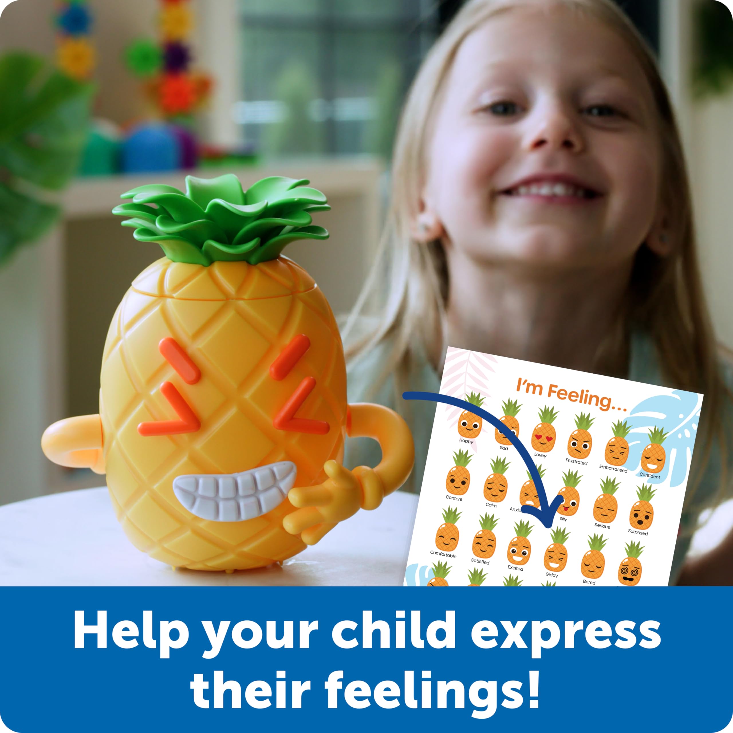 Learning Resources Big Feelings Pineapple - SEL Social-Emotional Learning Toy for Ages 3+ 9