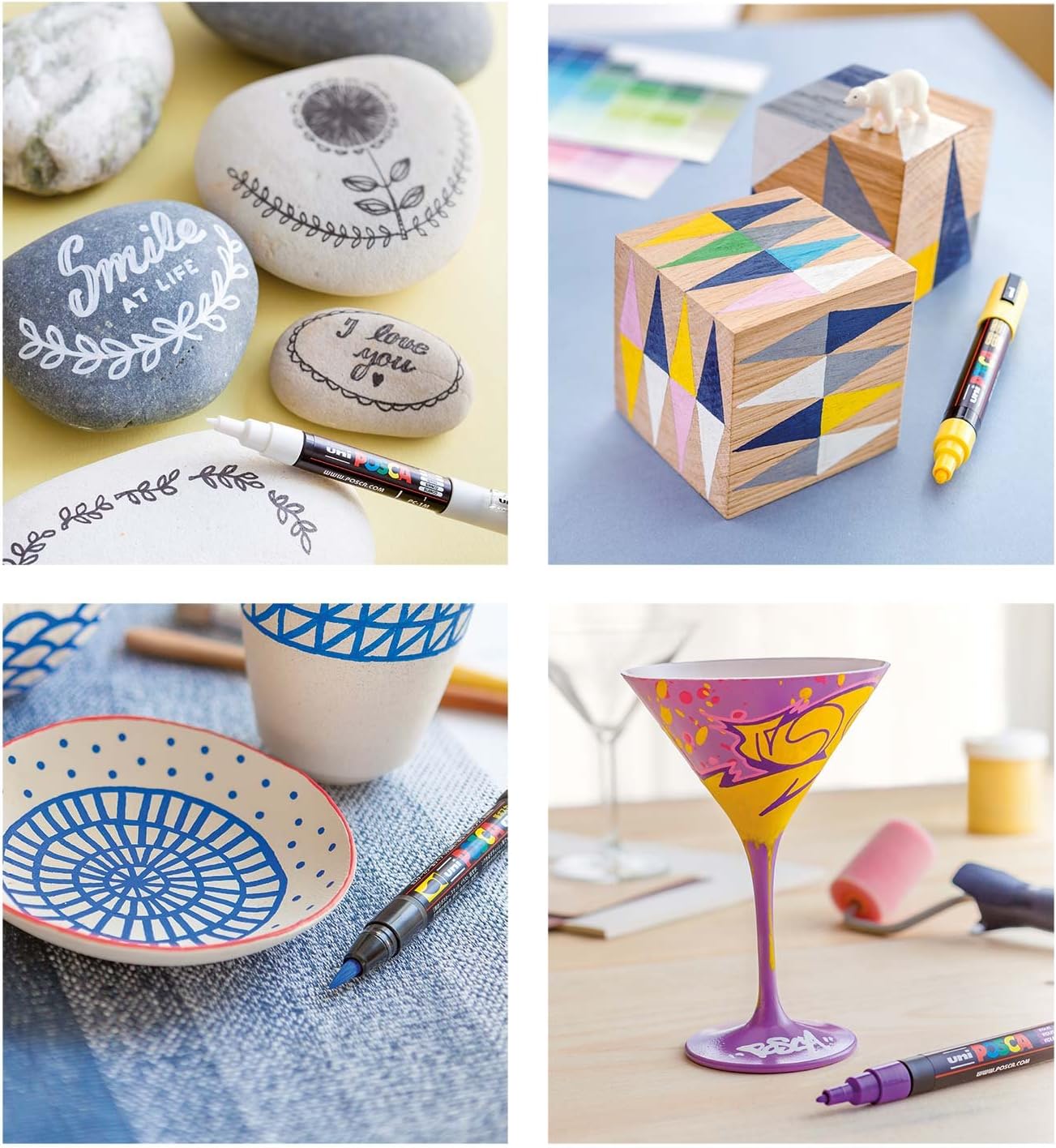 Uni-Ball Posca PC-1MR Ultra Fine Bullet Tip Marker - White 3