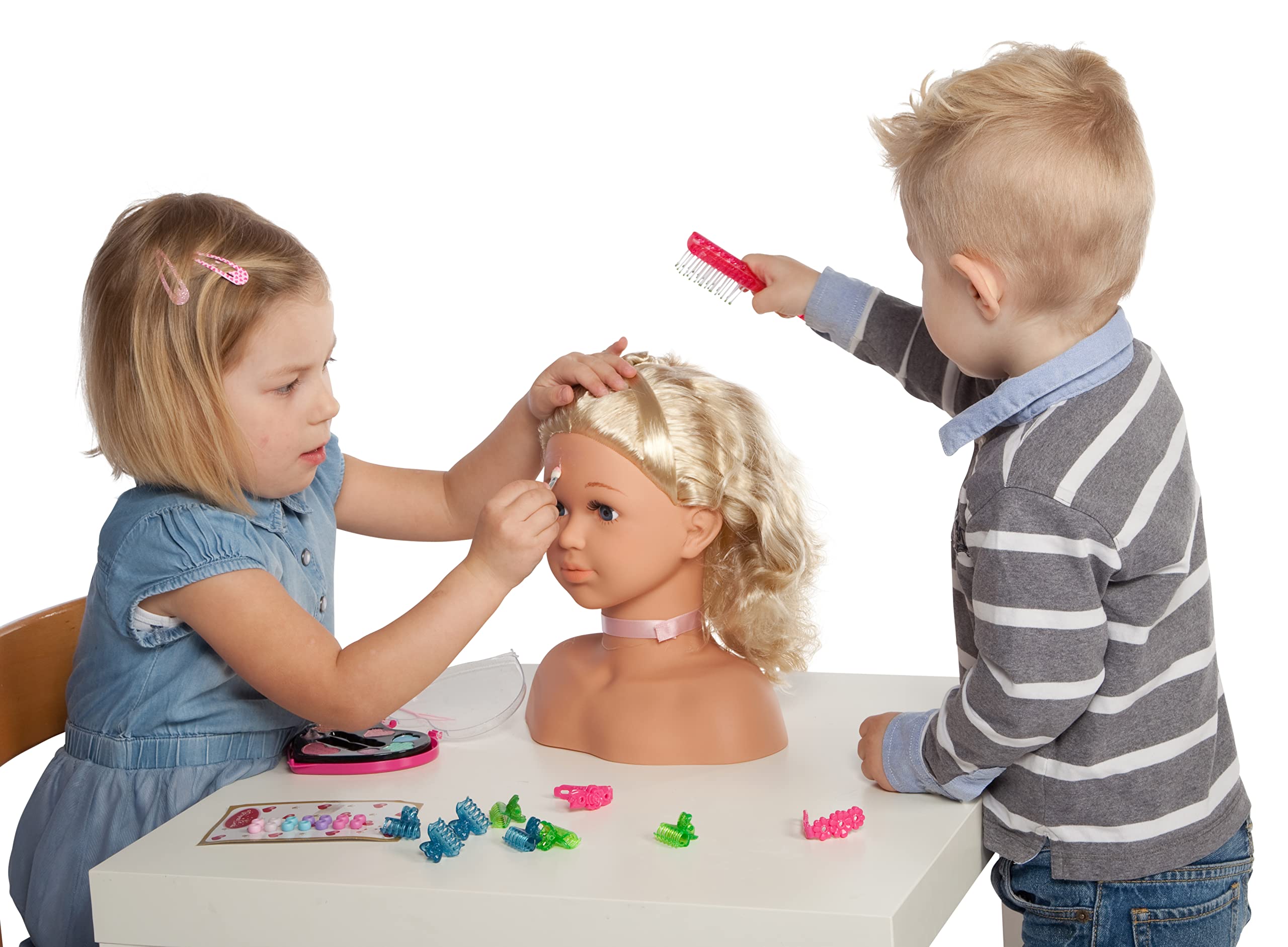 Theo Klein Princess Coralie Make-Up & Hairdressing Head Sophia with Accessories 11