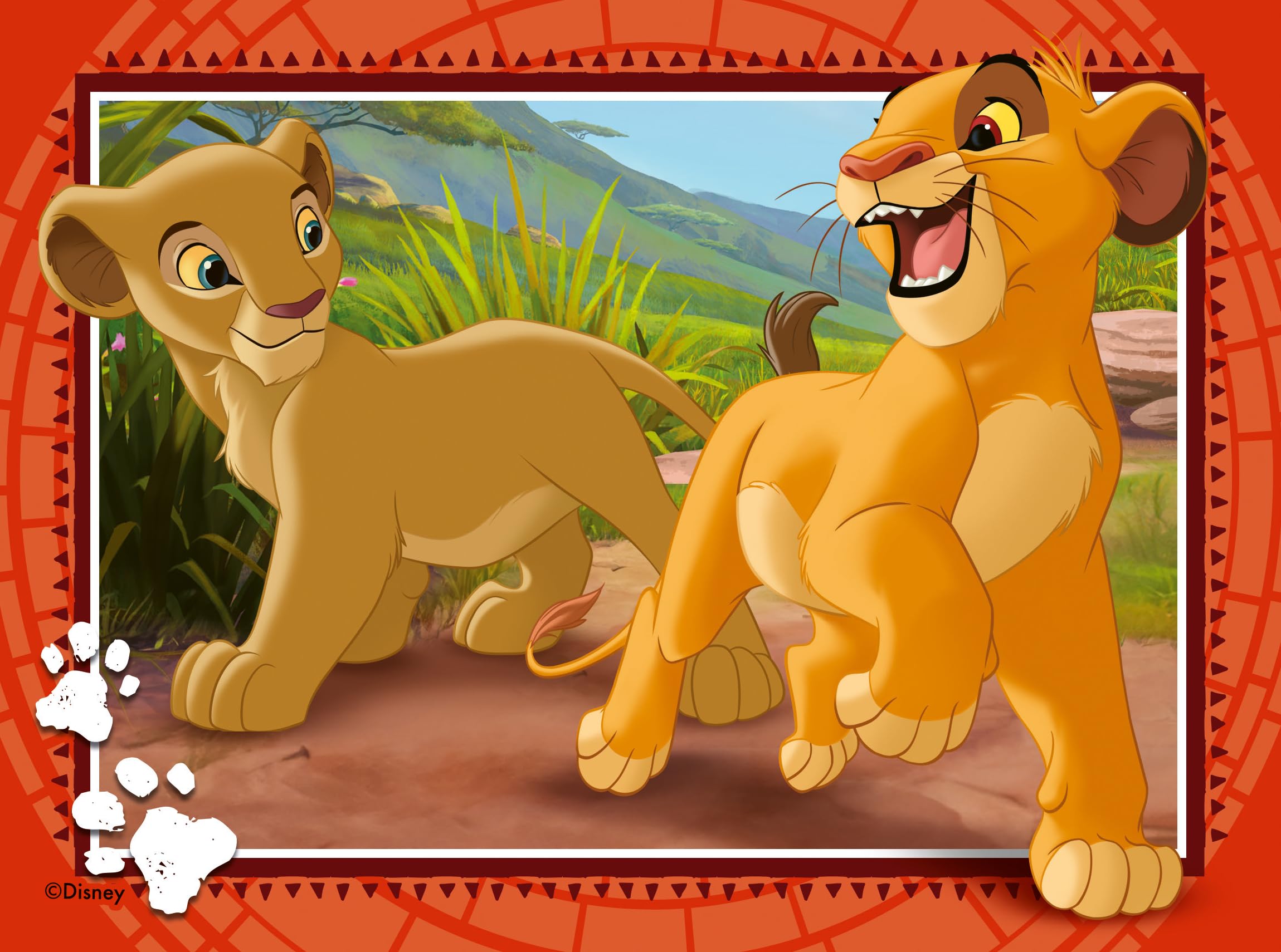 Ravensburger Disney The Lion King 4 in a Box Jigsaw Puzzles for Kids | 4 Puzzles (10, 12, 14, 16 Pieces)
