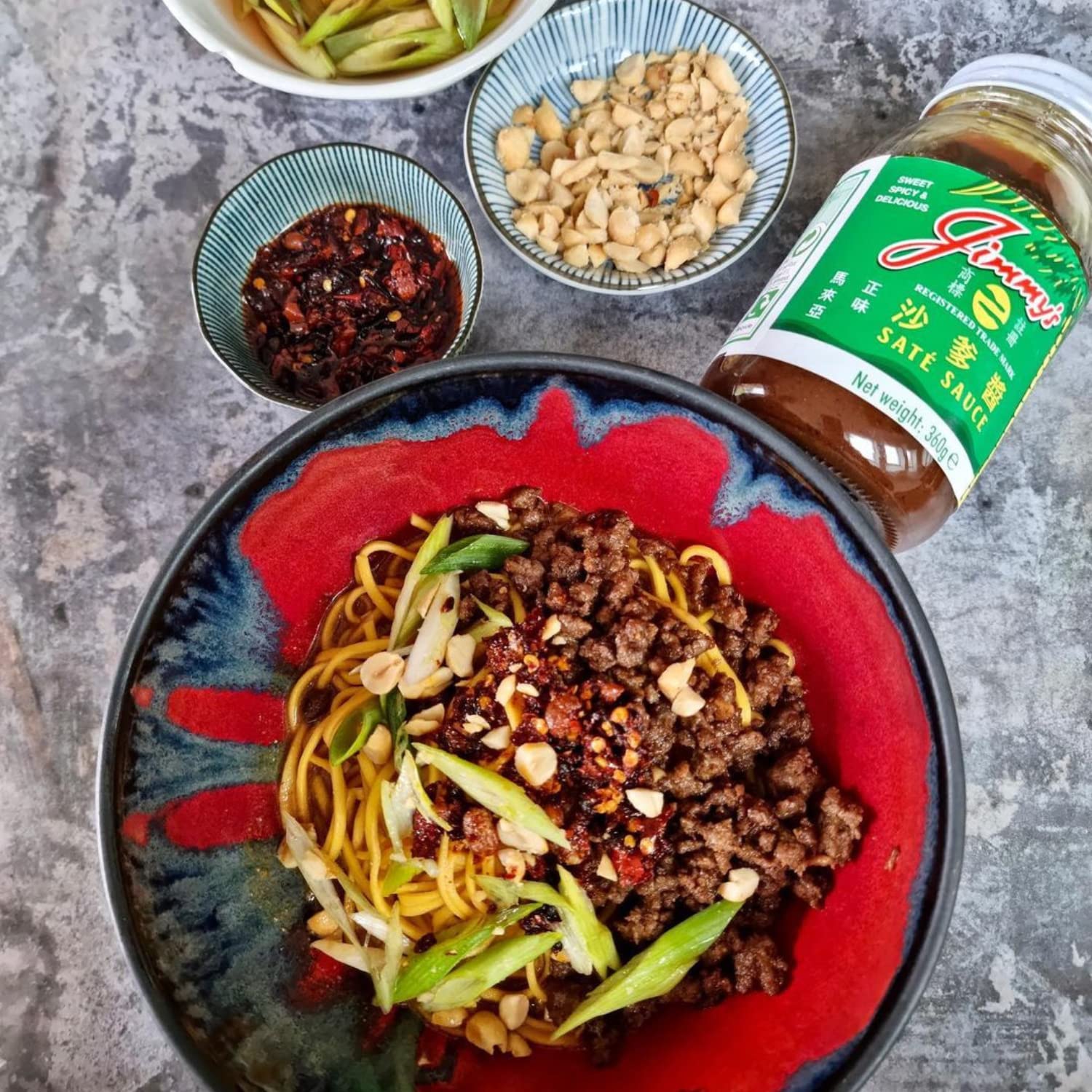 Jimmy's Saté Sauce 226g – Erdnusssauce mit orientalischen Kräutern &amp; Gewürzen 4