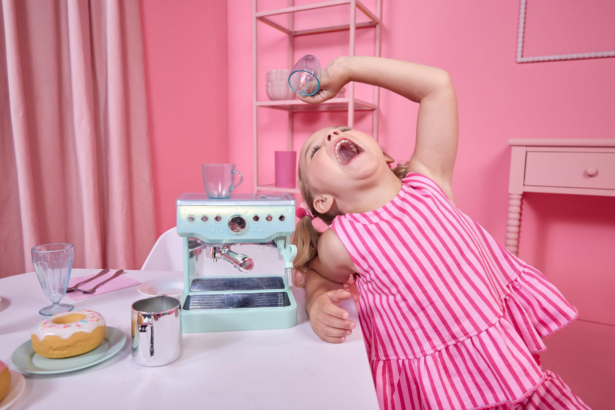 Little Tikes Sweet Spaces Espresso Machine - Sea Foam | Pretend Play | Ages 3+