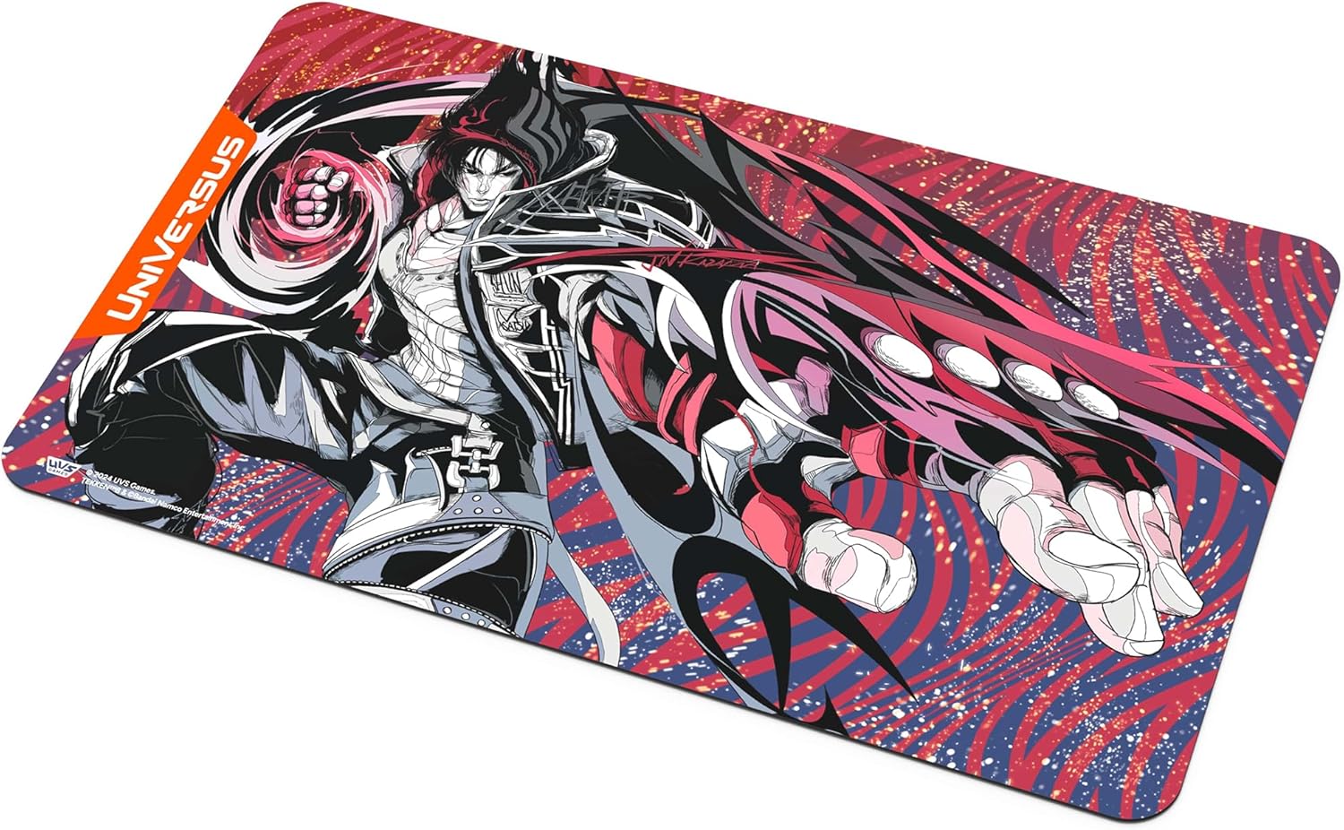 UniVersus Tekken 8 Jin Playmat - 24 x 14 Inch Neoprene Gaming Mat 3