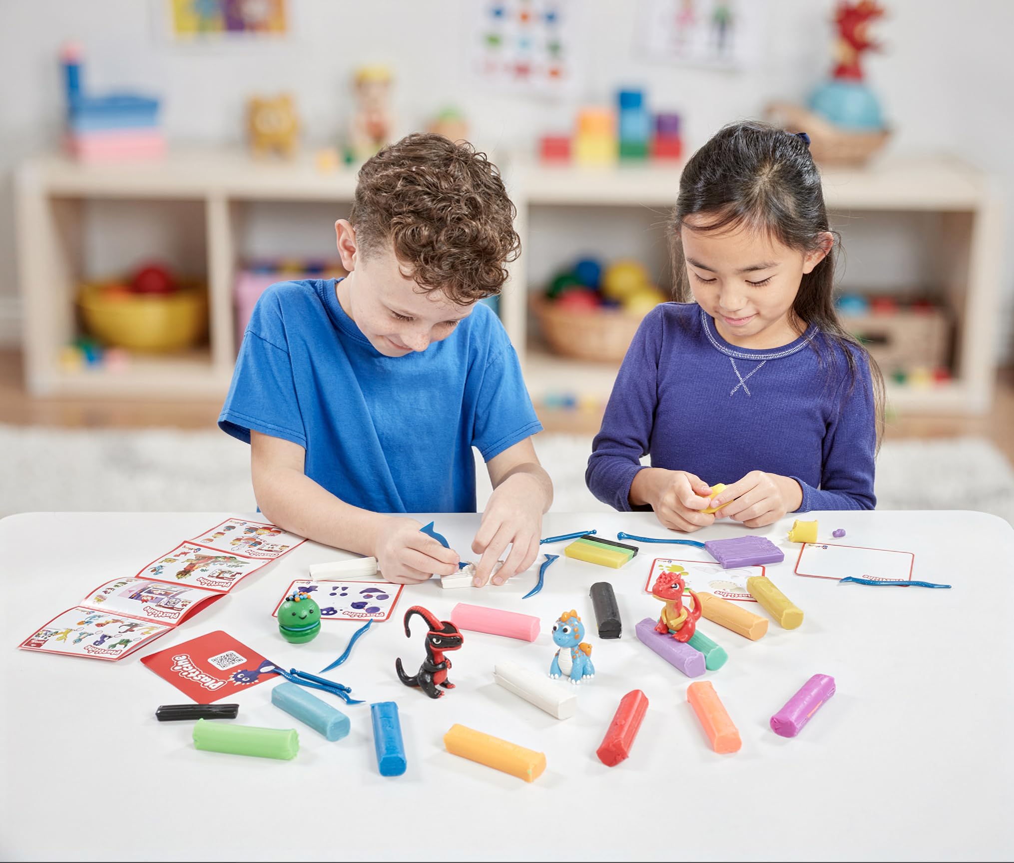 Plasticine The Original Modelling Clay Bucket Set - 8 Sticks, Non-Drying | Ages 3+ 3