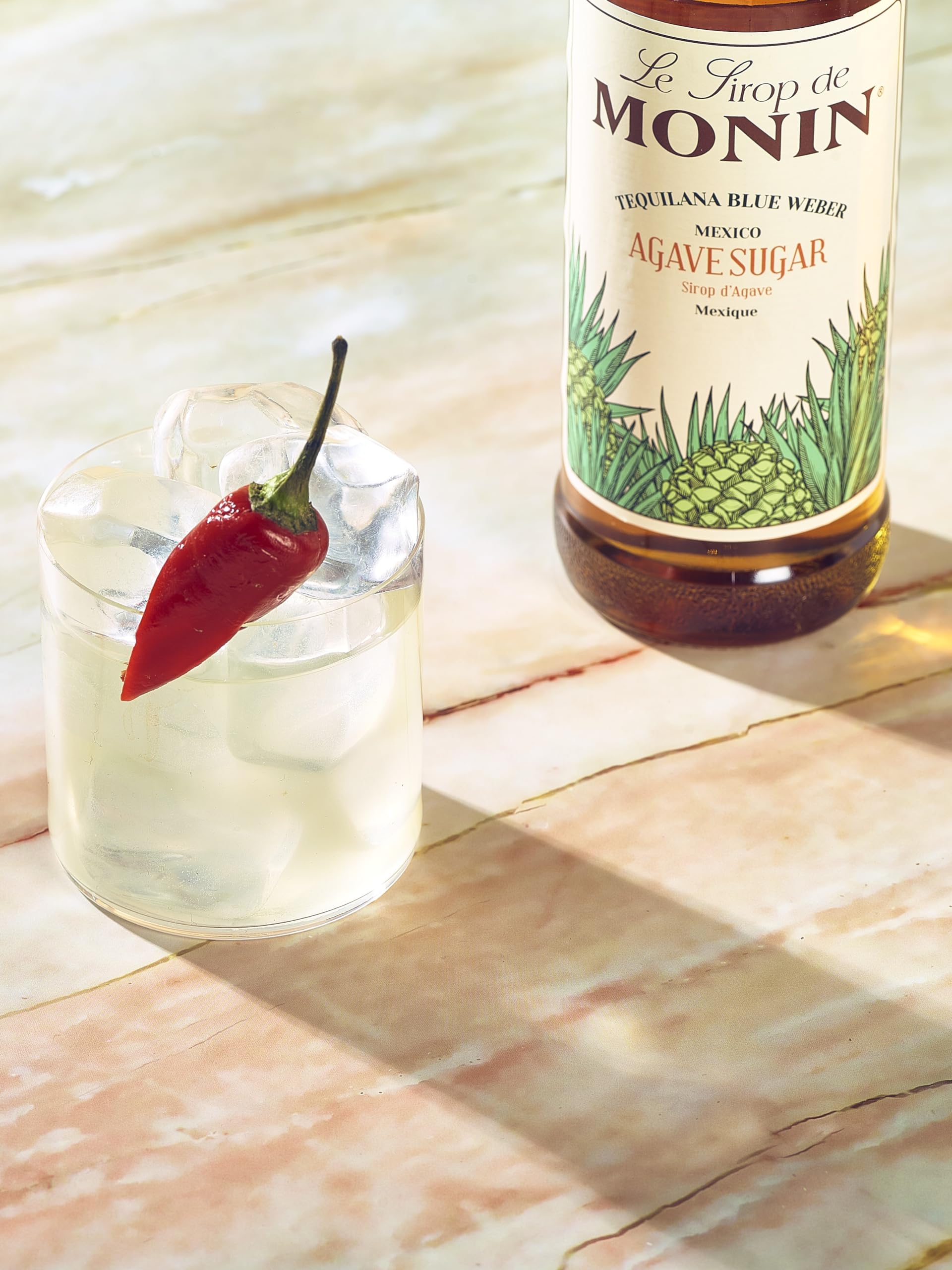 MONIN Premium Agave Syrup 700 ml - Vegan-Friendly Sweetener for Cocktails, Coffee & Mocktails 7