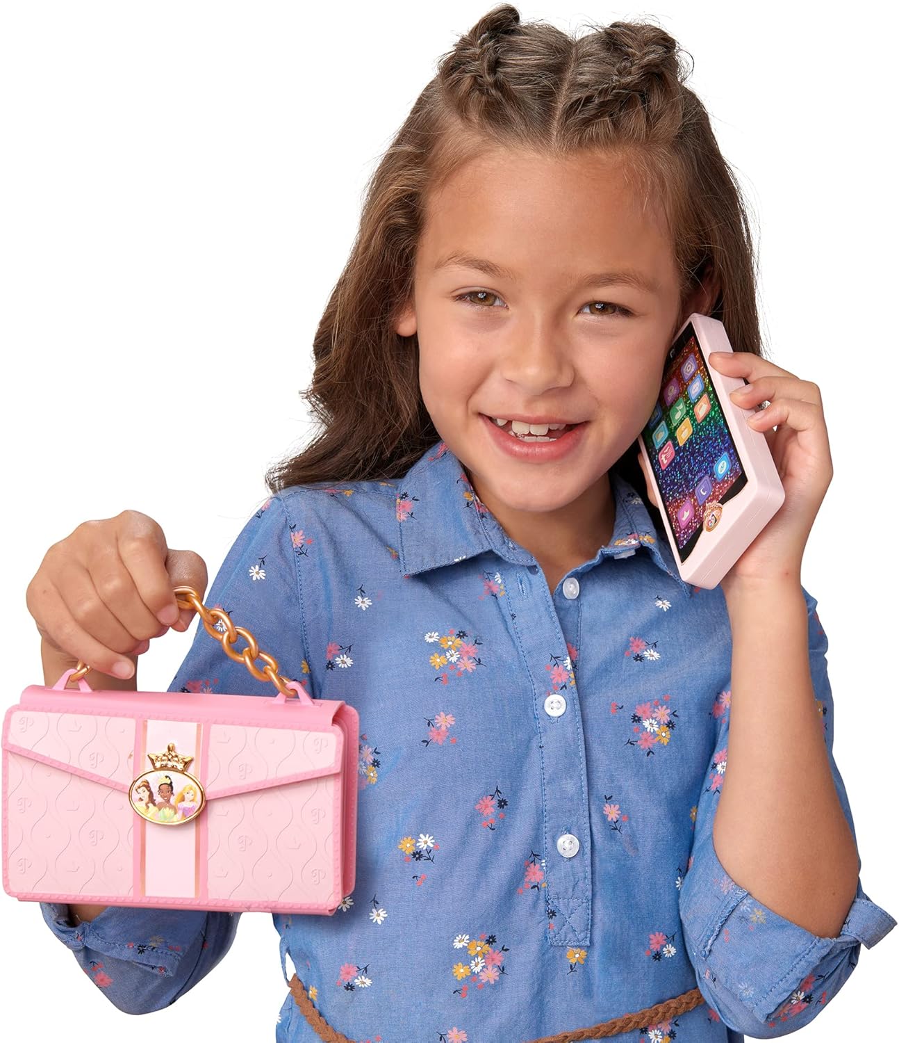Disney Princess Style Collection Play Phone & Stylish Clutch - Electronic Role Play Toy 8